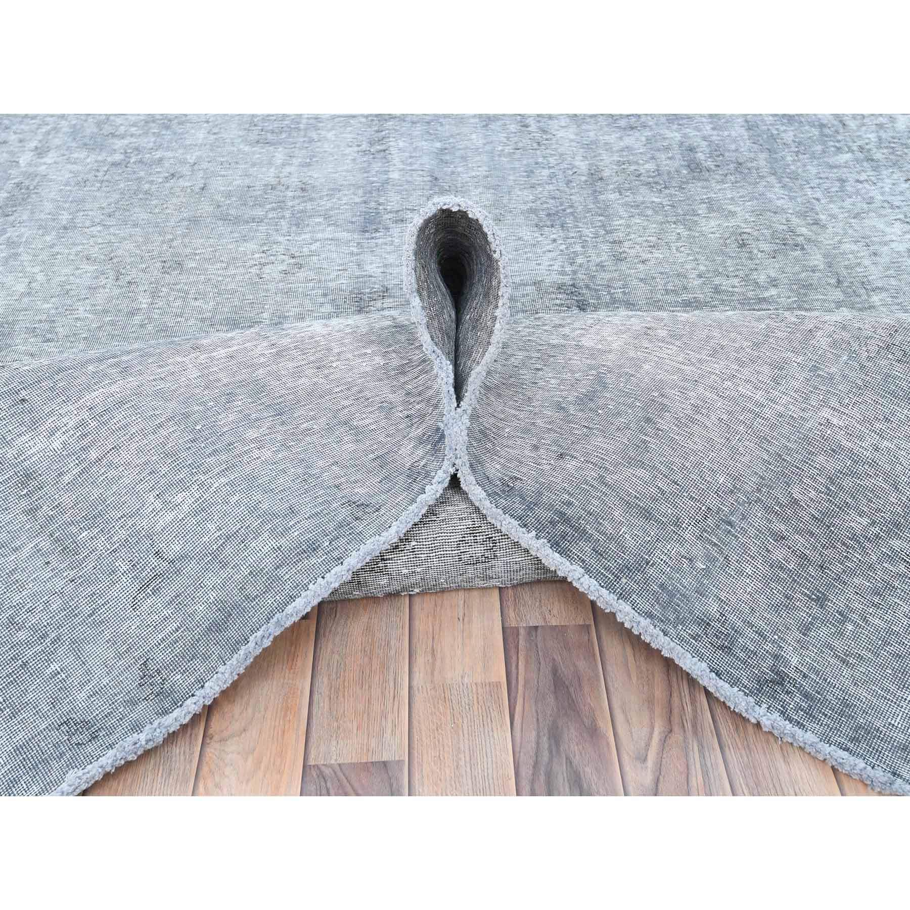 Overdyed-Vintage-Hand-Knotted-Rug-410485