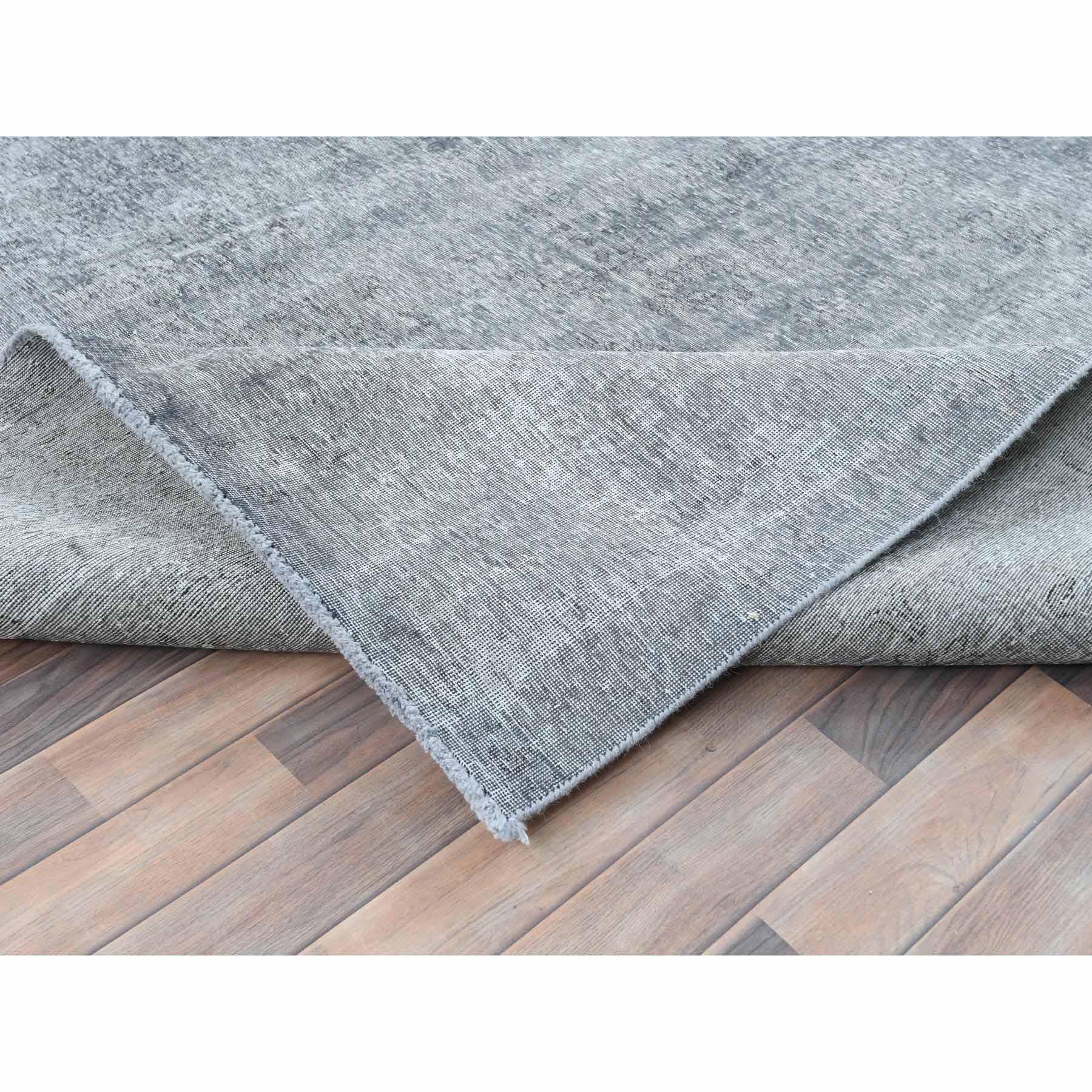 Overdyed-Vintage-Hand-Knotted-Rug-410485
