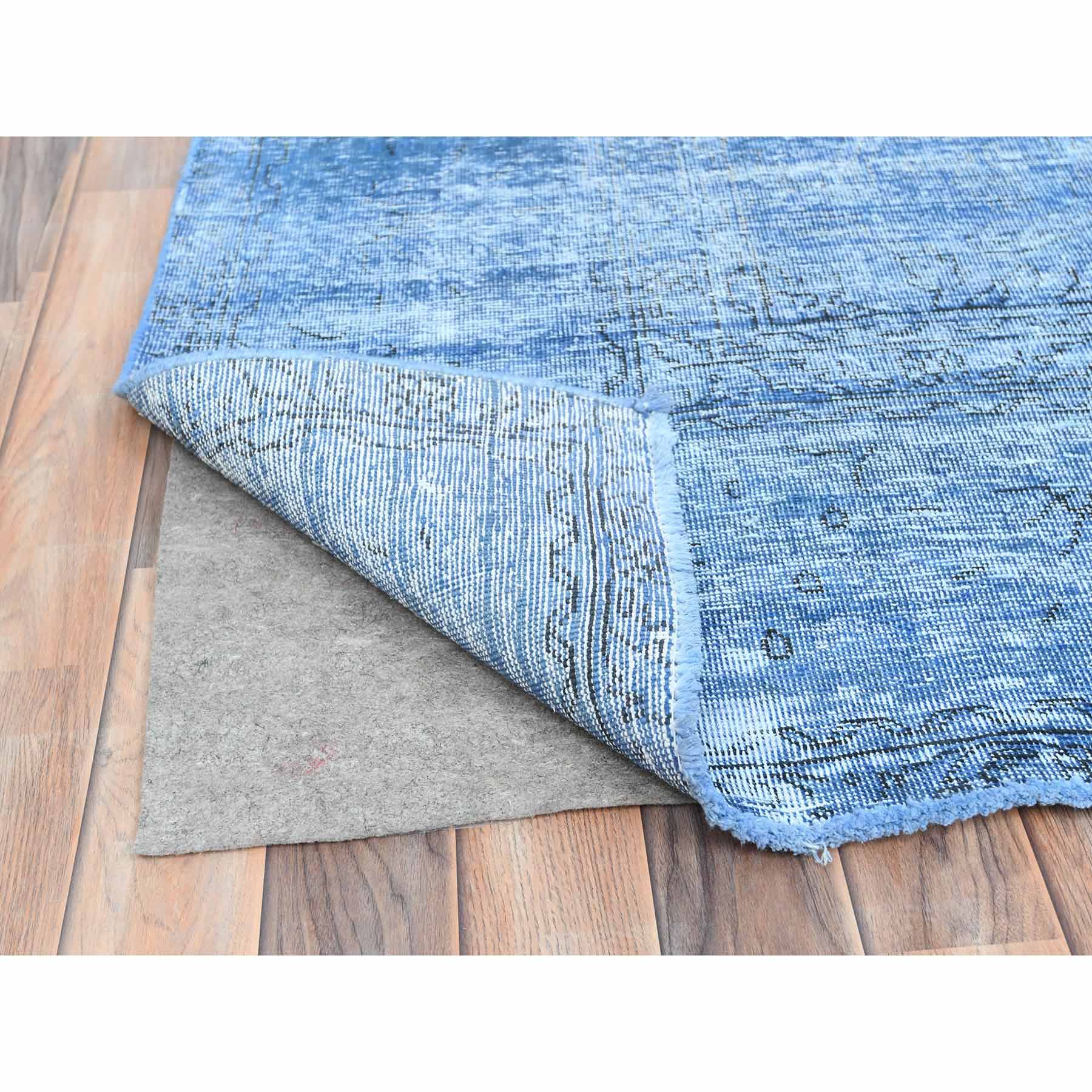 Overdyed-Vintage-Hand-Knotted-Rug-411730