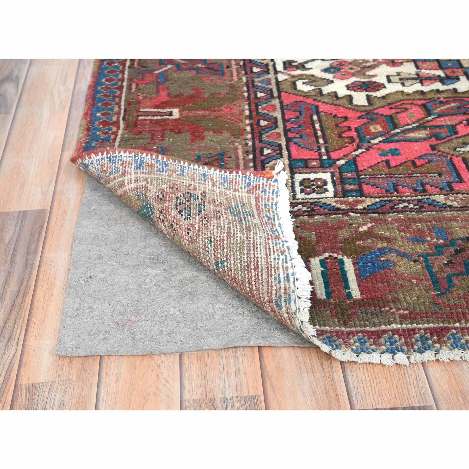 Overdyed-Vintage-Hand-Knotted-Rug-411880