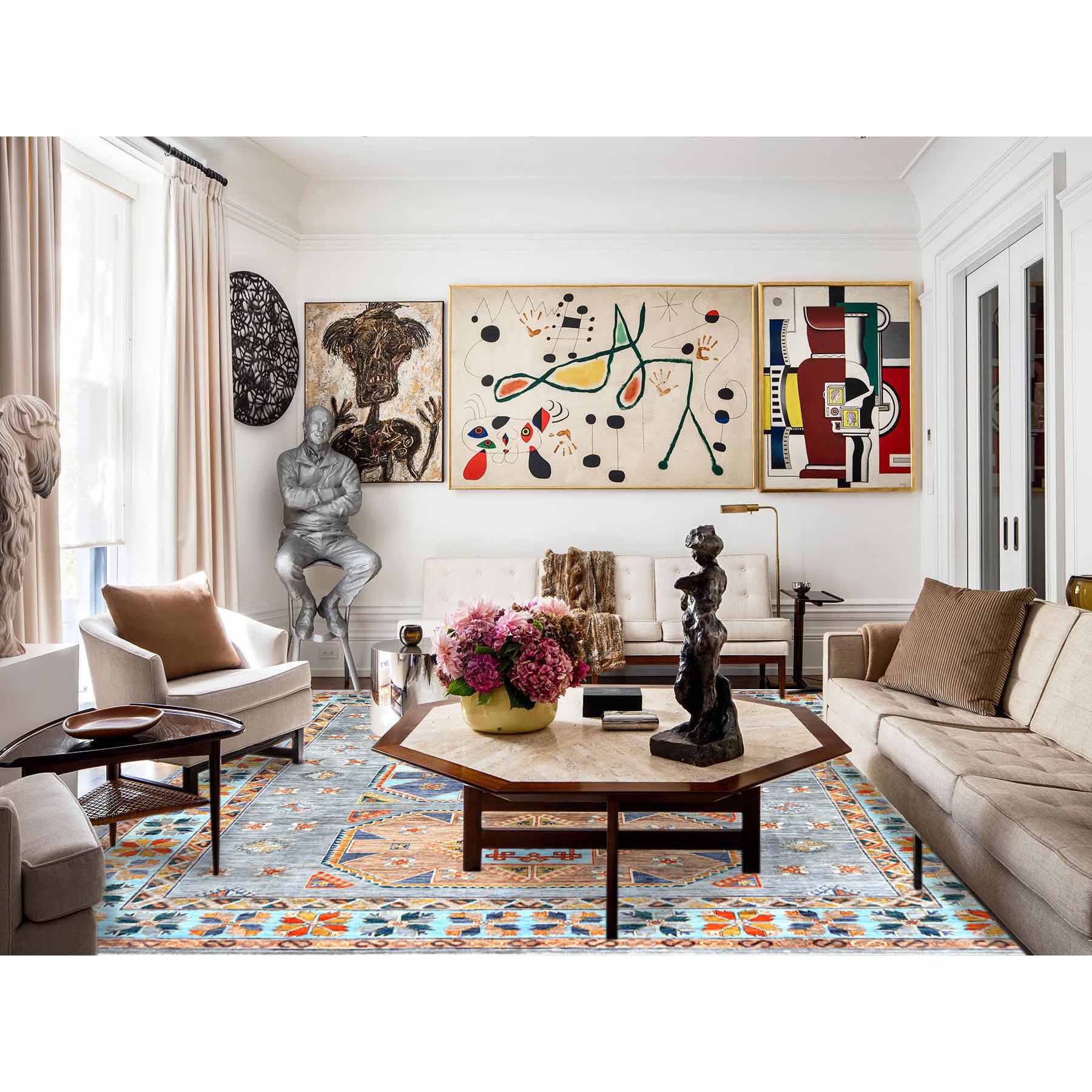 Tribal-Geometric-Hand-Knotted-Rug-410145