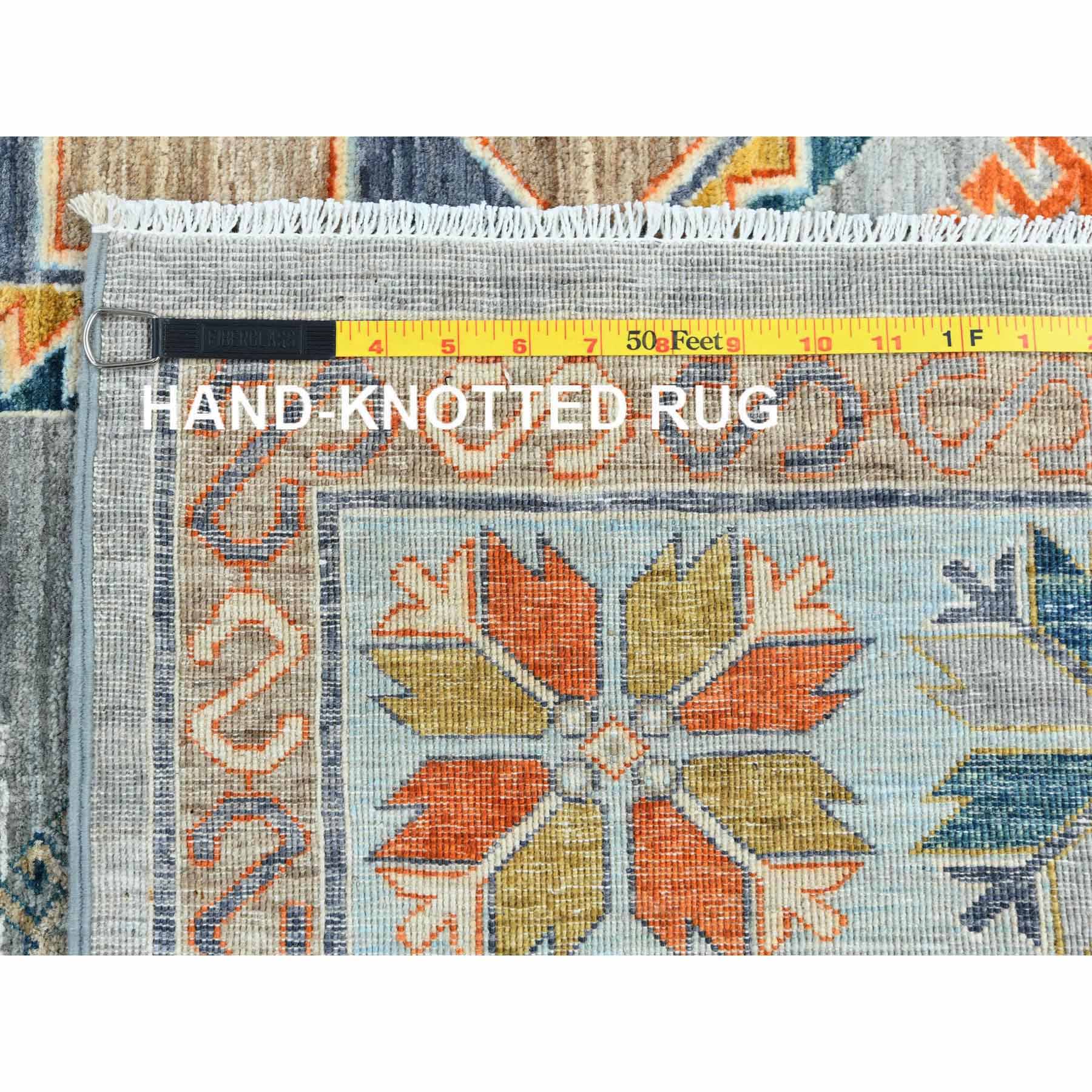 Tribal-Geometric-Hand-Knotted-Rug-410145