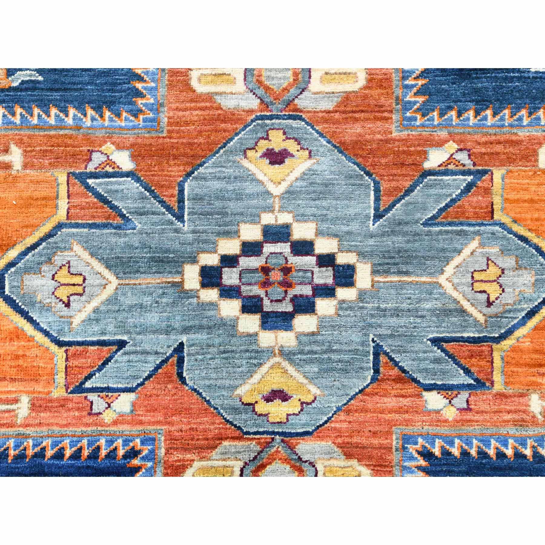 Tribal-Geometric-Hand-Knotted-Rug-410150