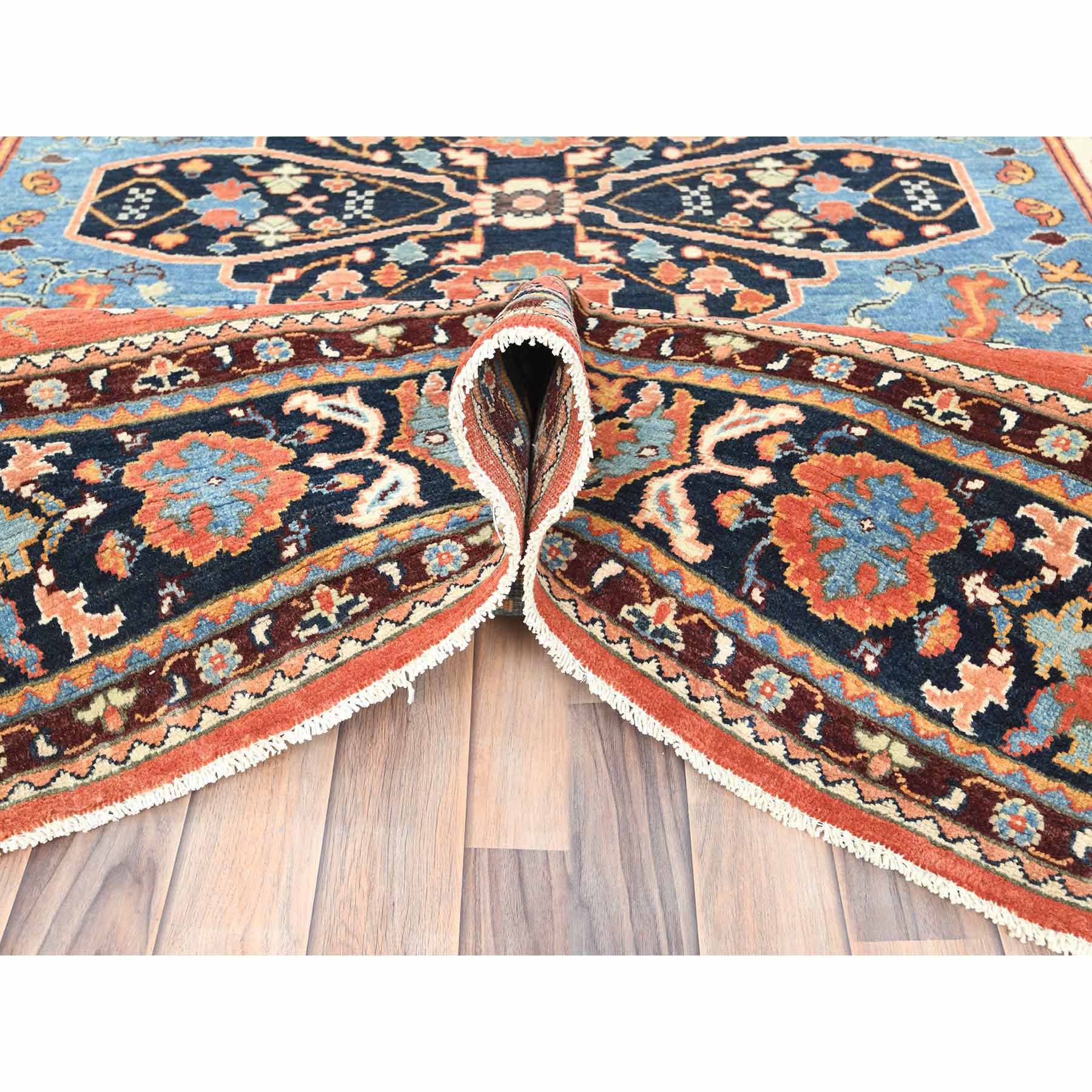 Heriz-Hand-Knotted-Rug-413380
