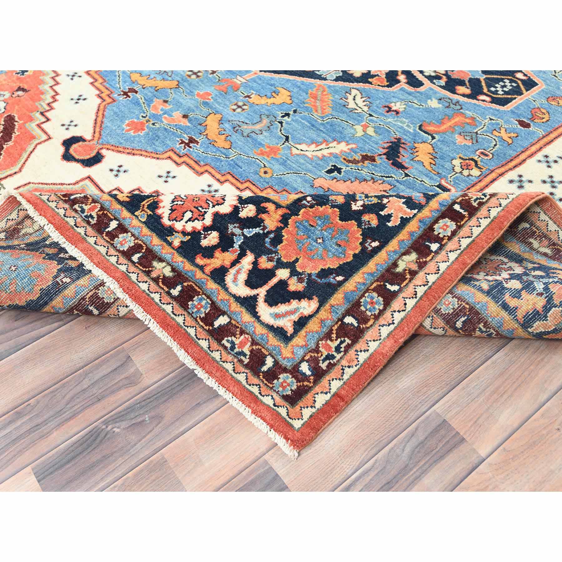 Heriz-Hand-Knotted-Rug-413380
