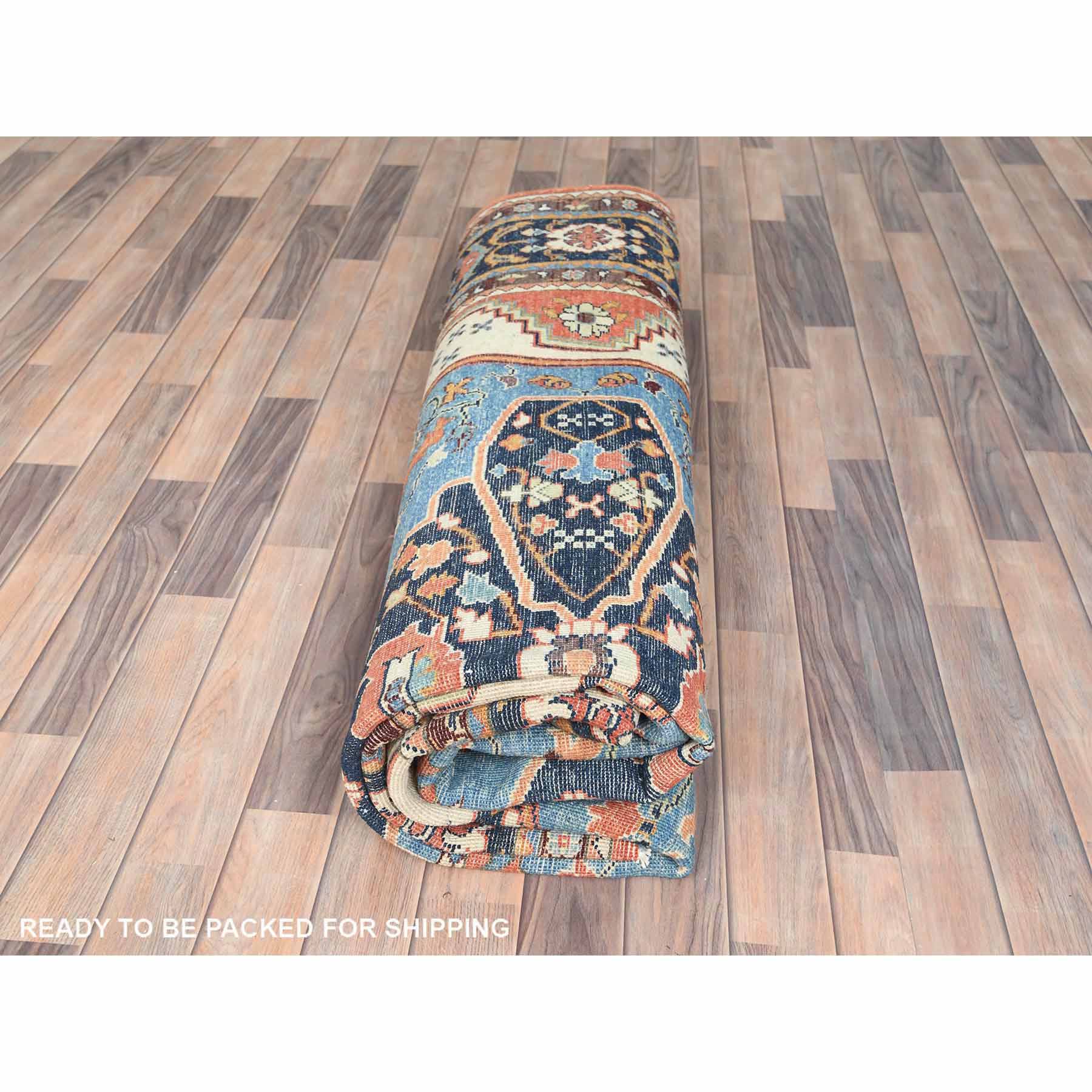 Heriz-Hand-Knotted-Rug-413380