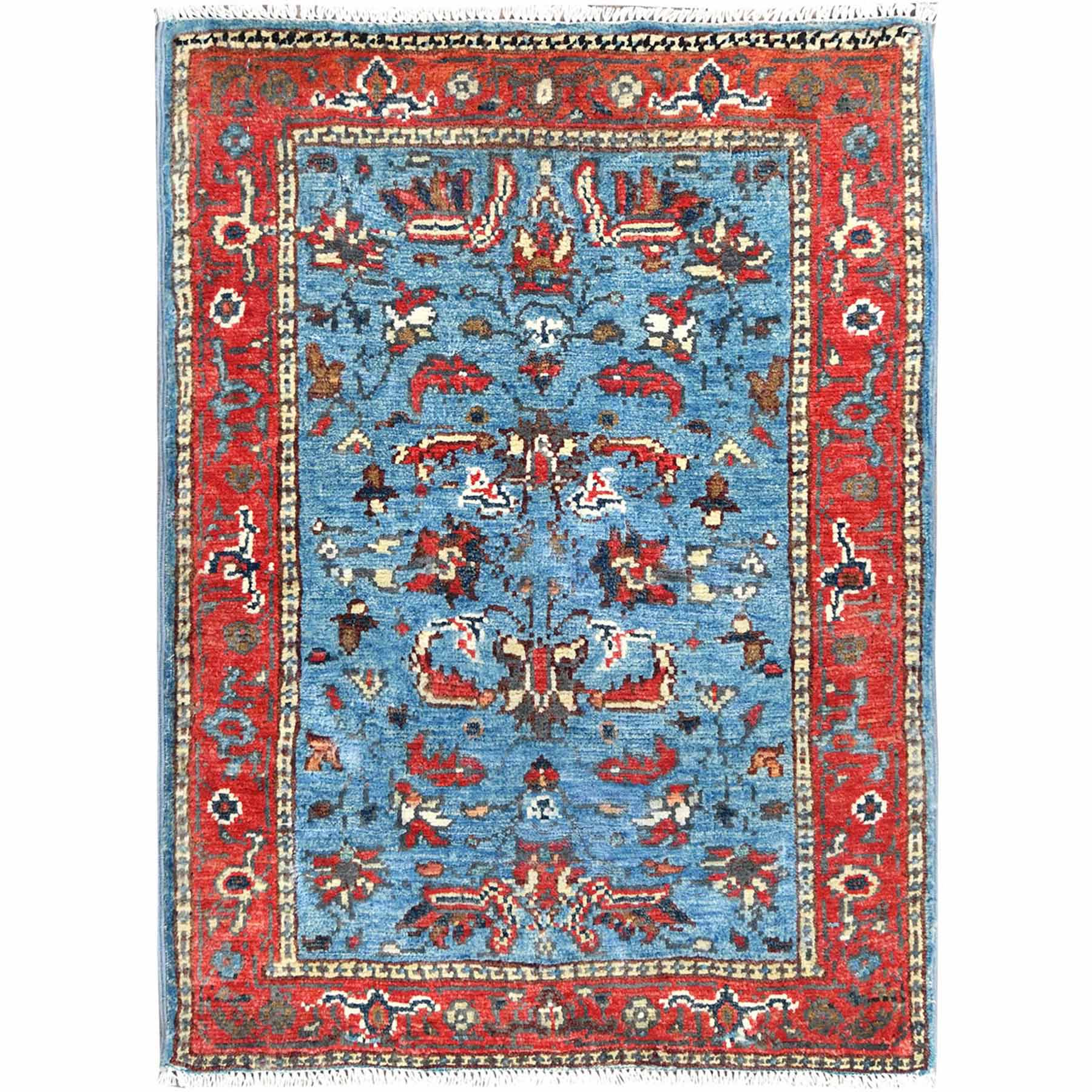 Heriz-Hand-Knotted-Rug-414350