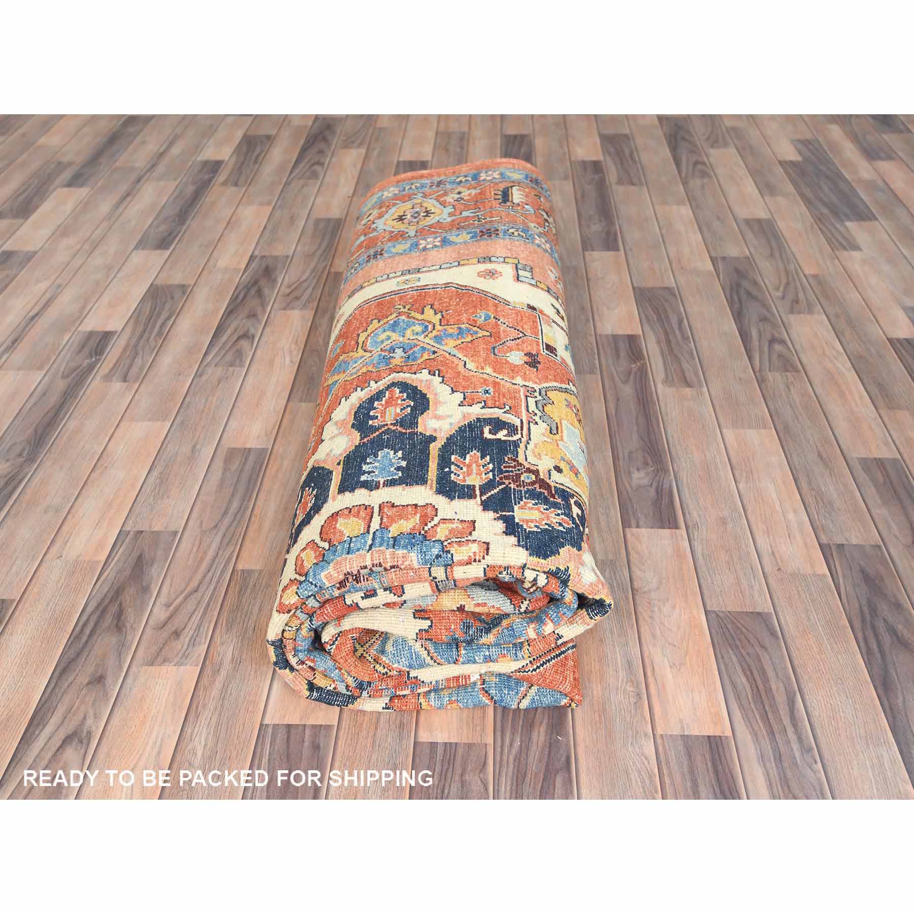 Heriz-Hand-Knotted-Rug-414380