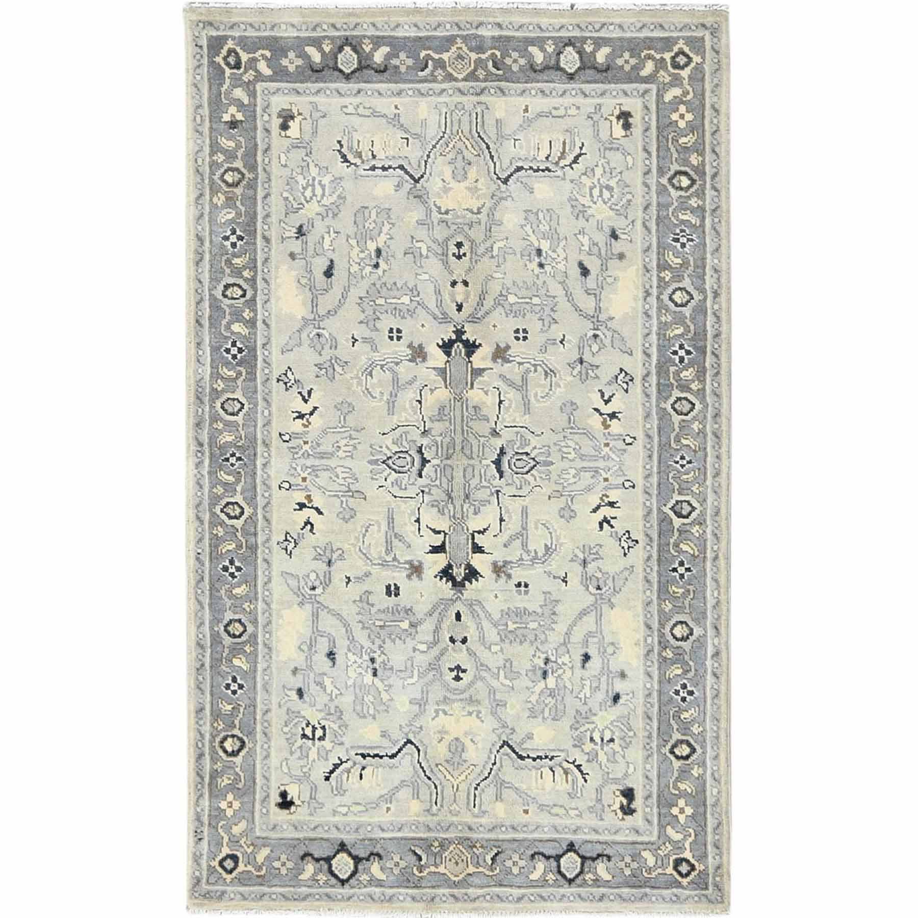 Heriz-Hand-Knotted-Rug-414590