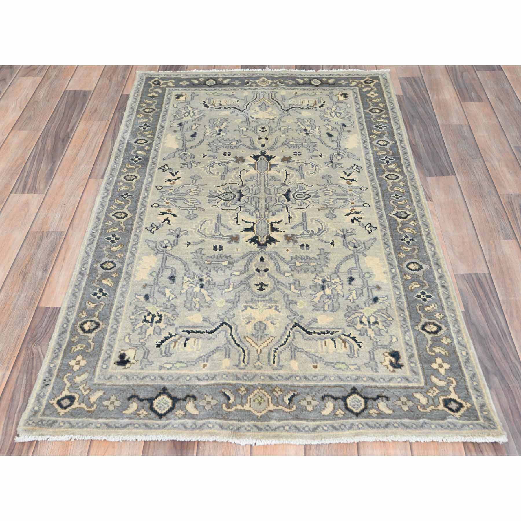 Heriz-Hand-Knotted-Rug-414590