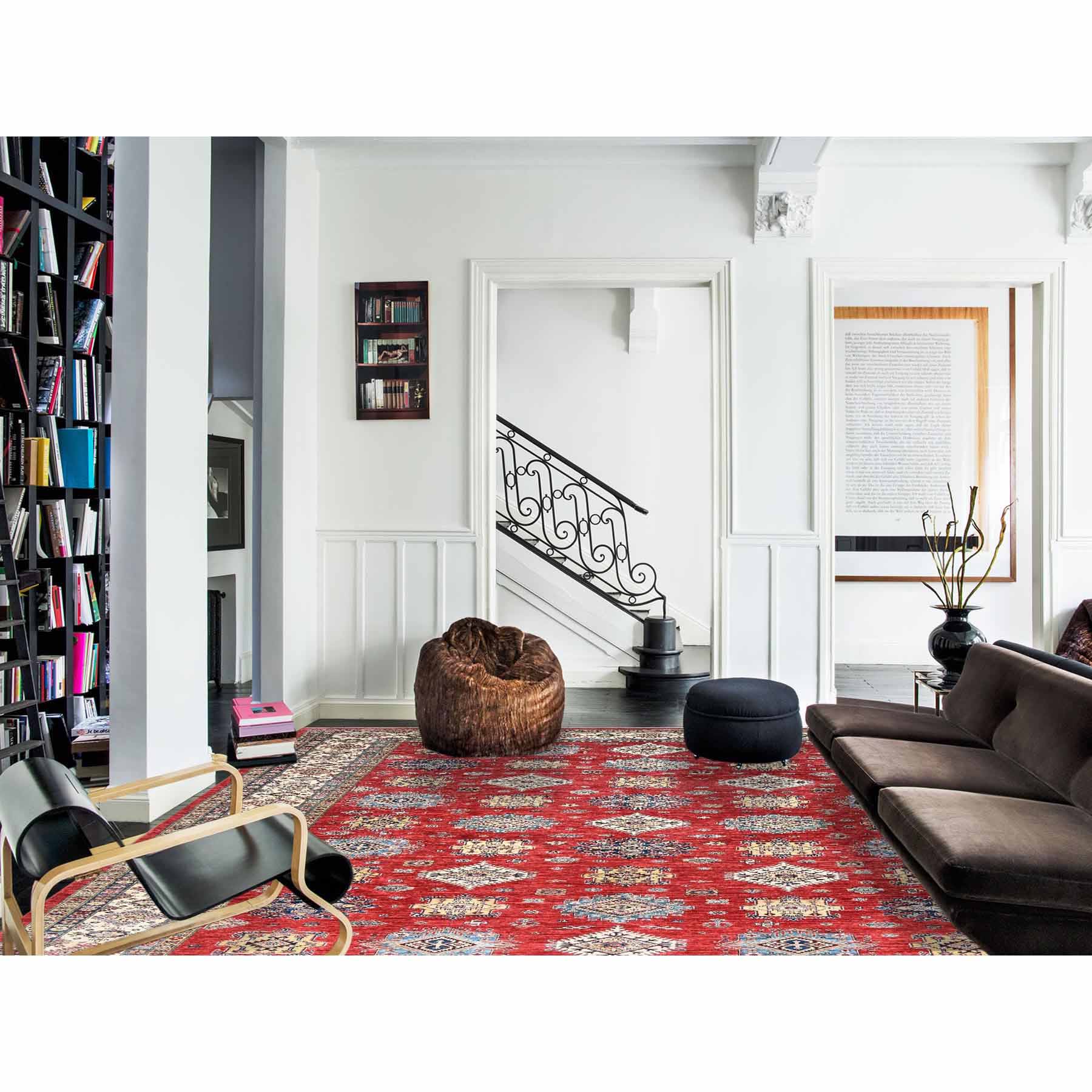 Kazak-Hand-Knotted-Rug-412640