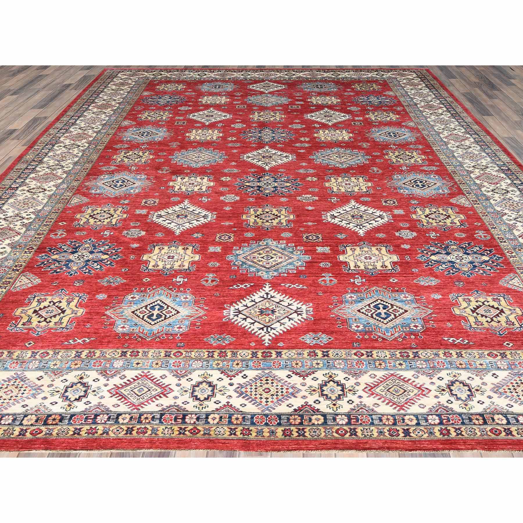 Kazak-Hand-Knotted-Rug-412640