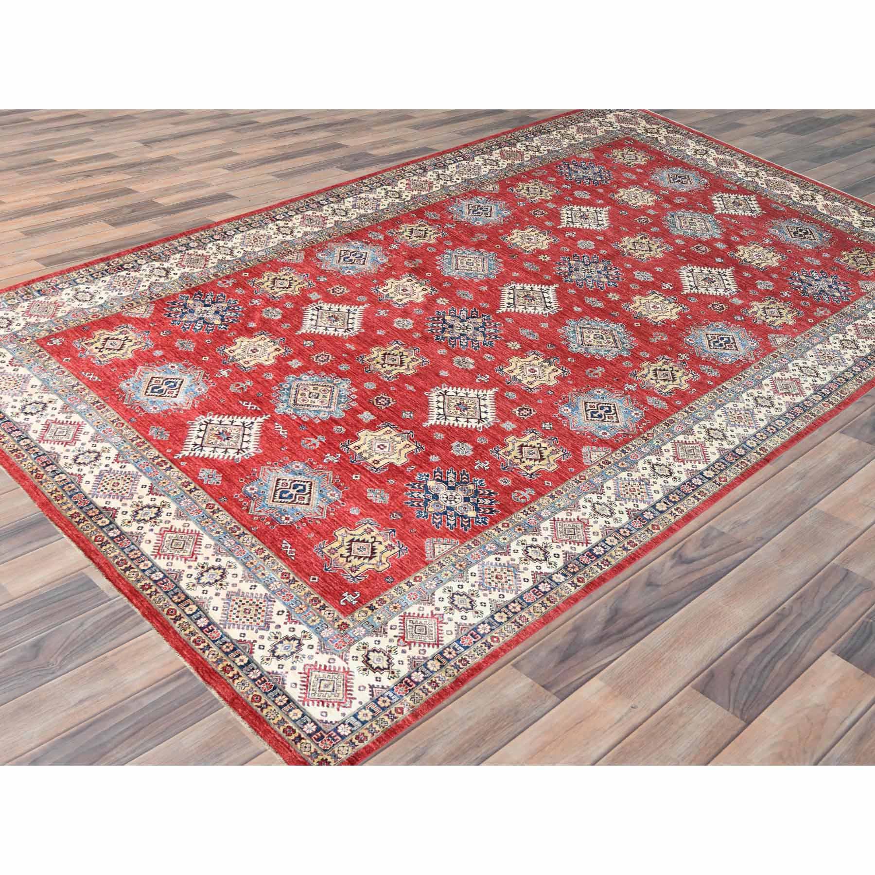 Kazak-Hand-Knotted-Rug-412640