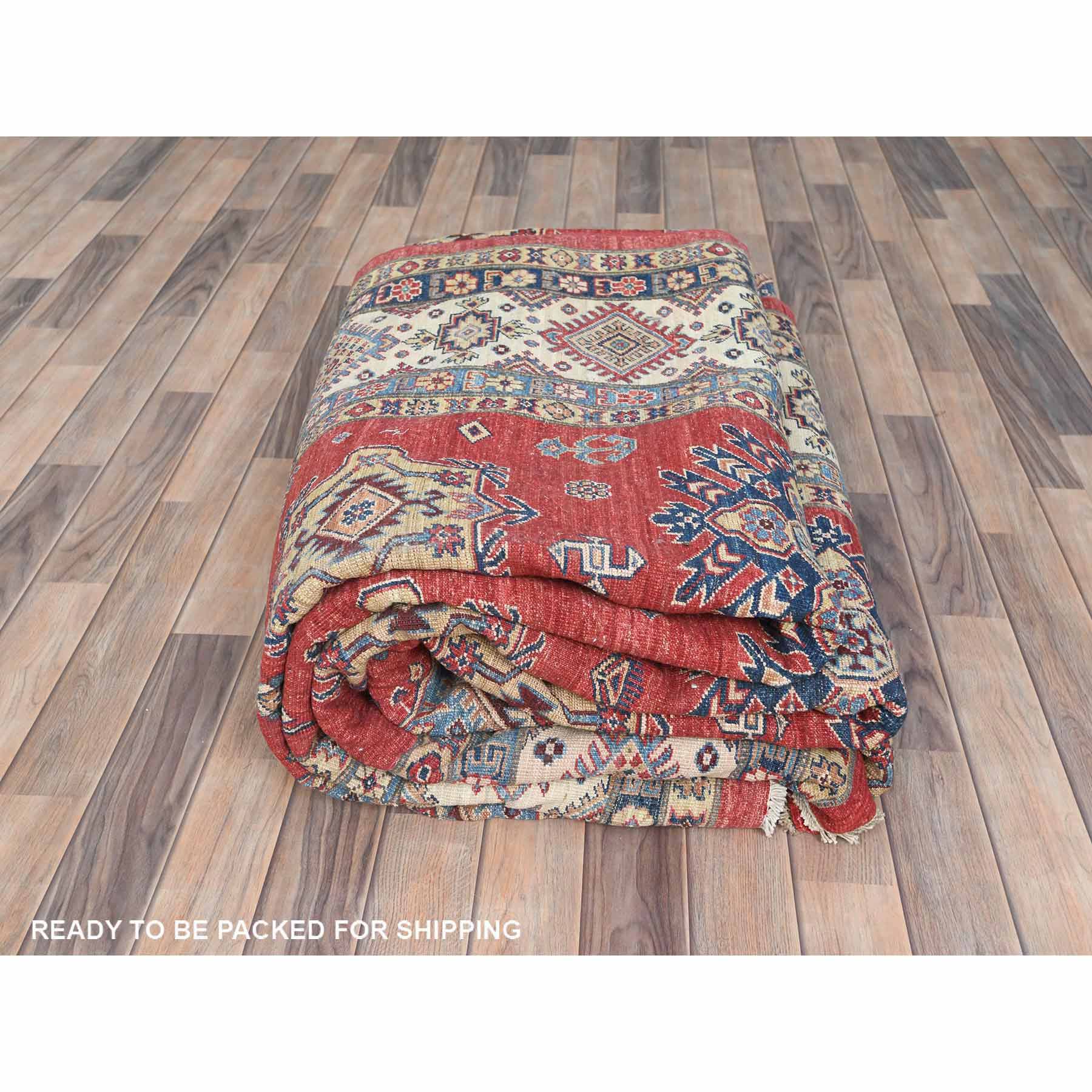 Kazak-Hand-Knotted-Rug-412640