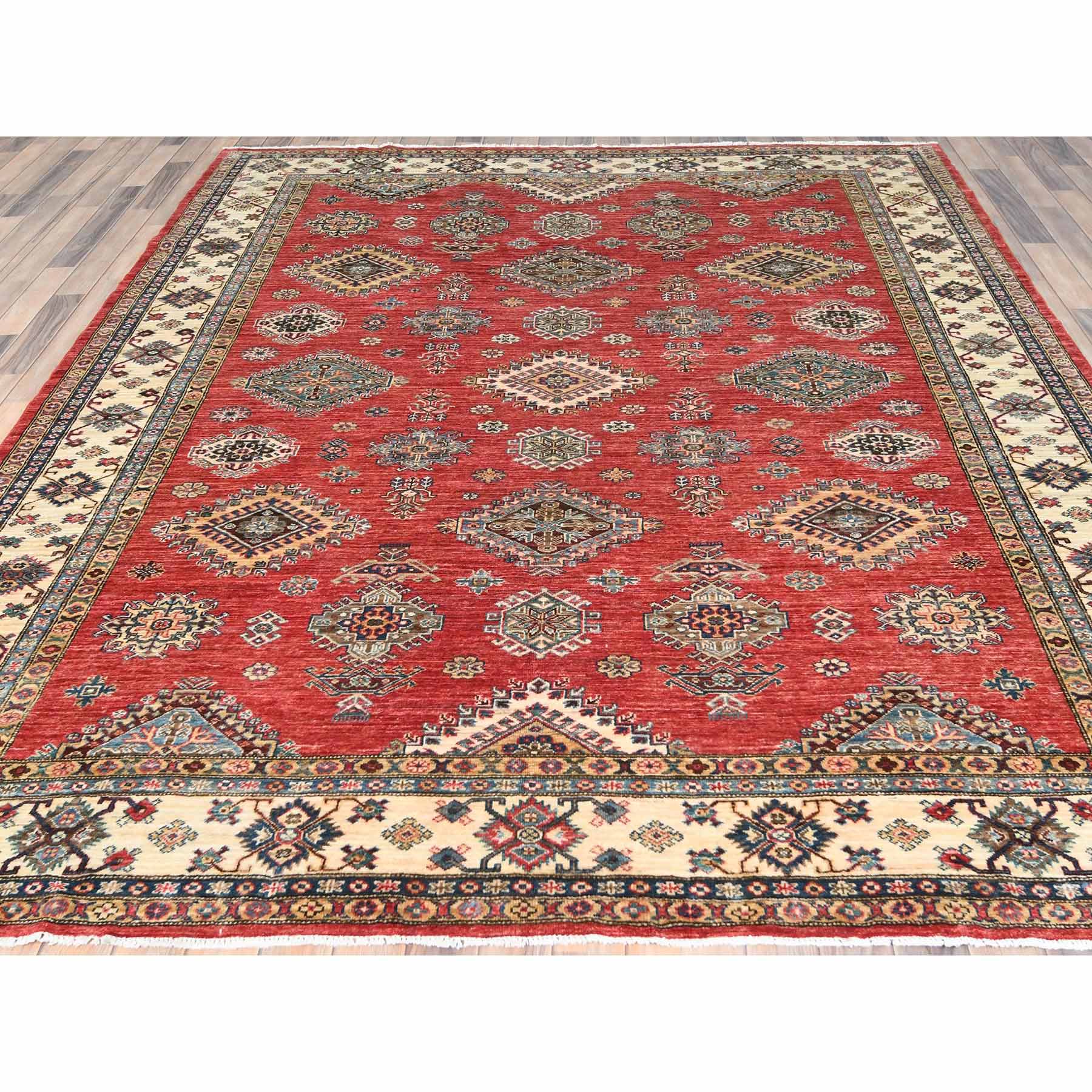 Kazak-Hand-Knotted-Rug-412930