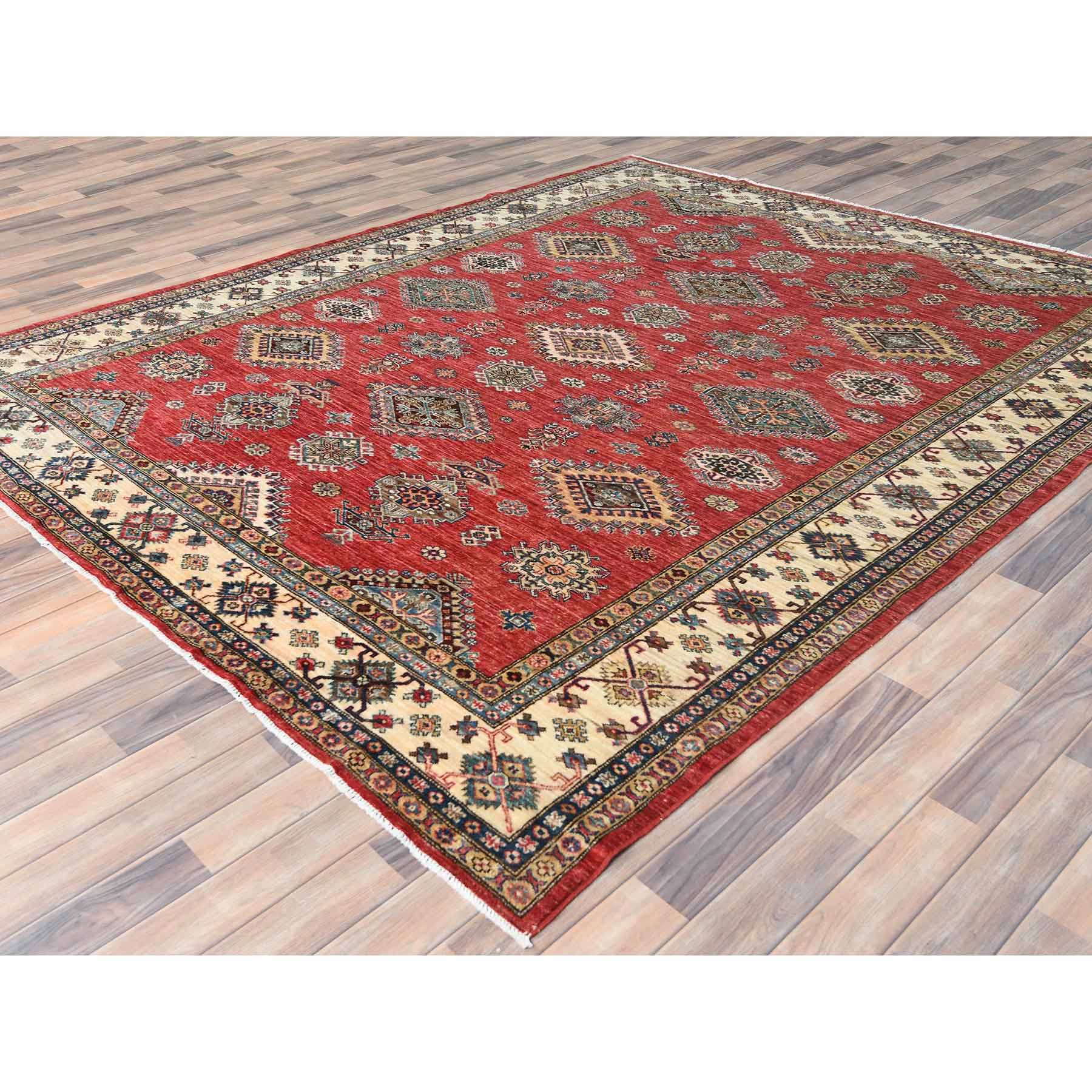 Kazak-Hand-Knotted-Rug-412930