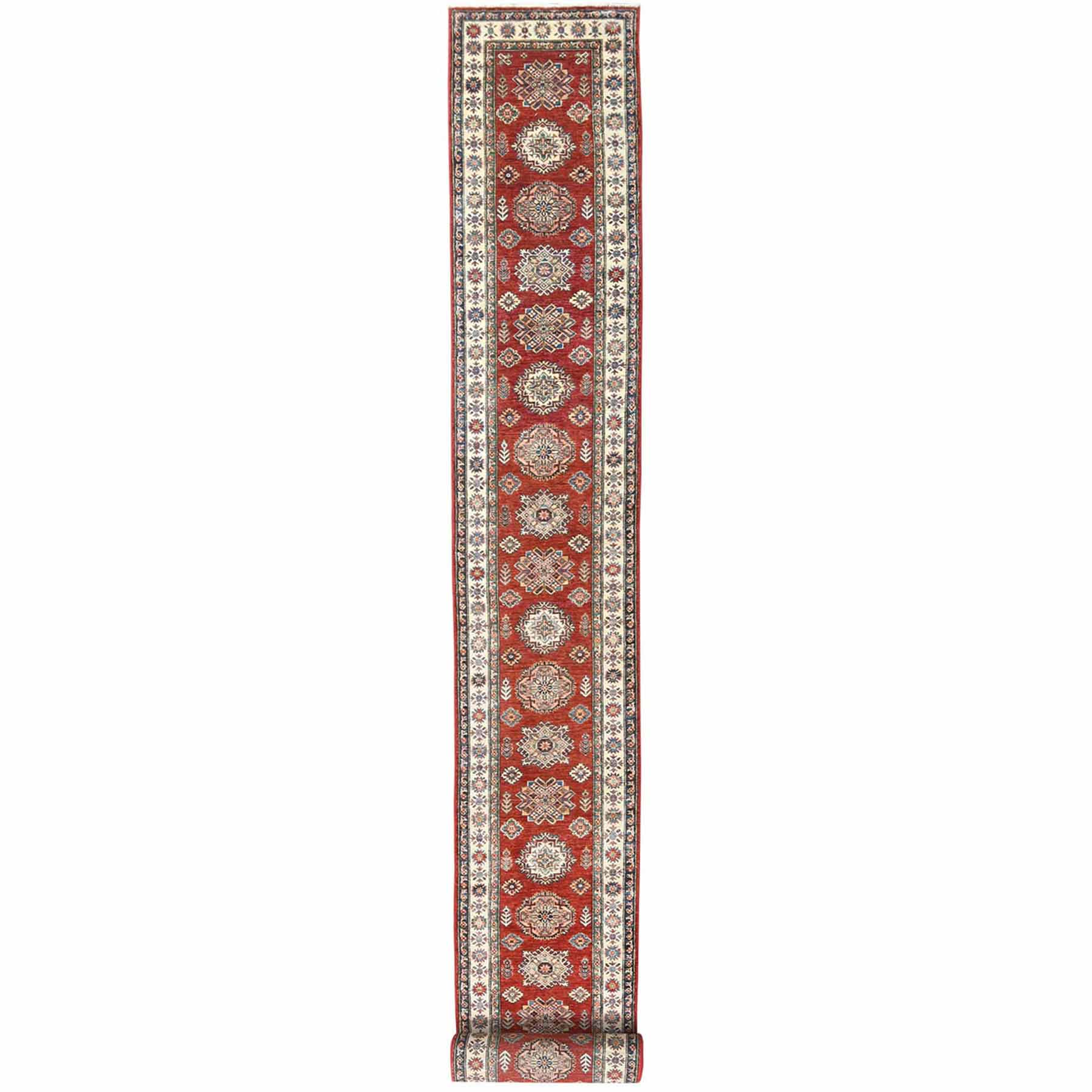 Kazak-Hand-Knotted-Rug-413035