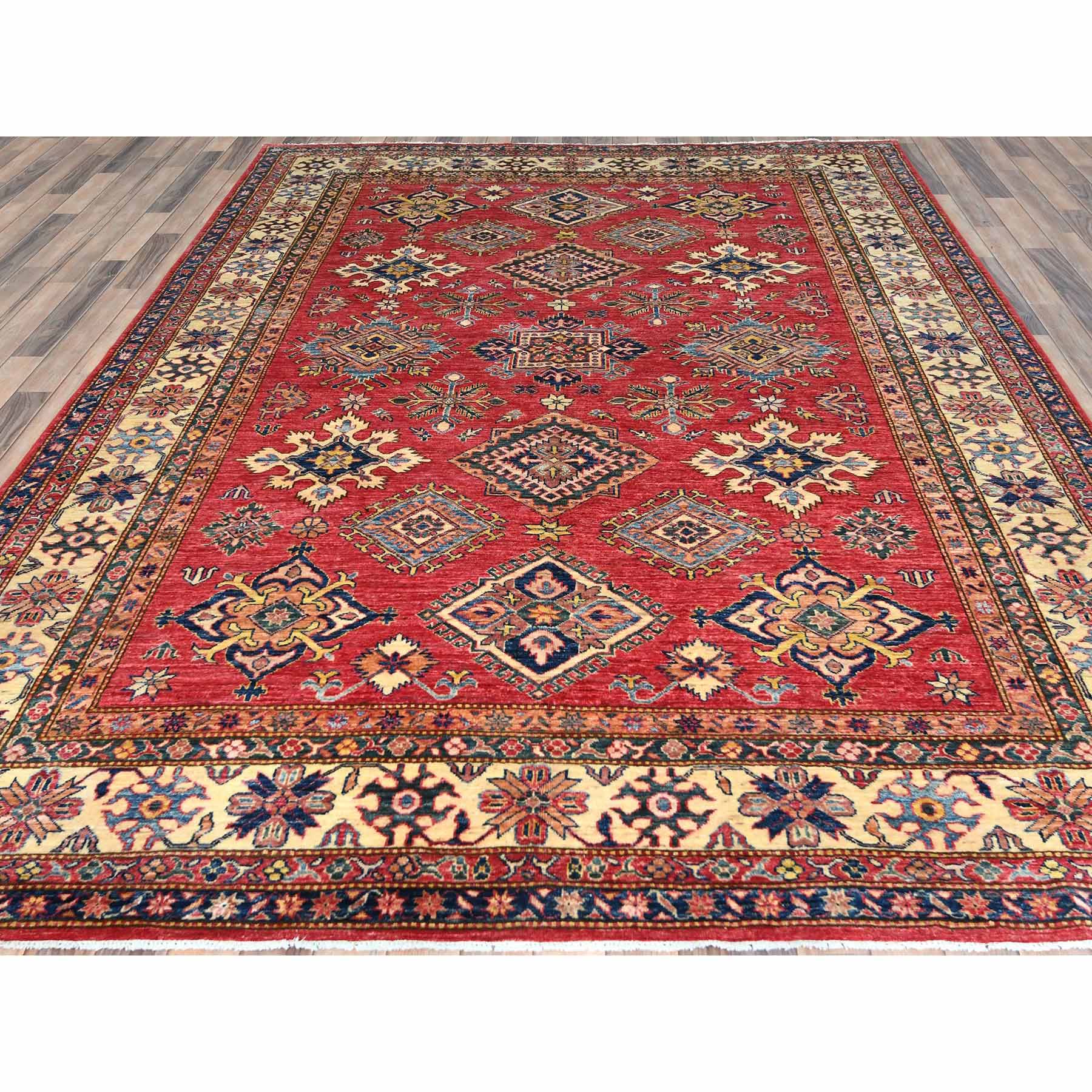 Kazak-Hand-Knotted-Rug-413200