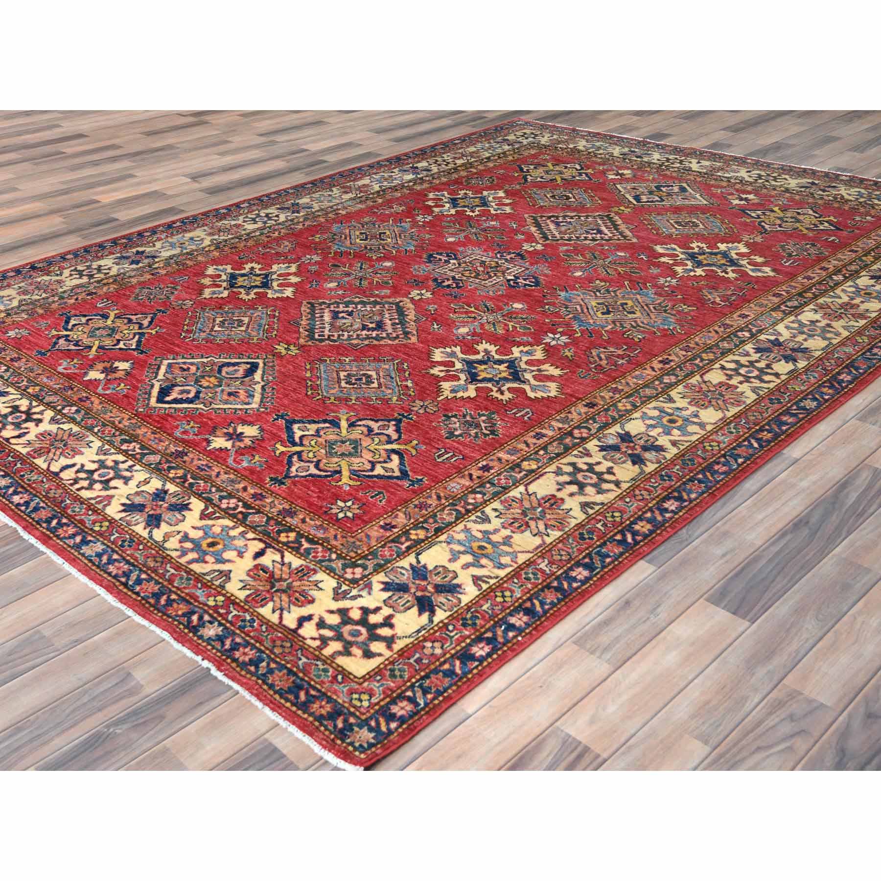 Kazak-Hand-Knotted-Rug-413200