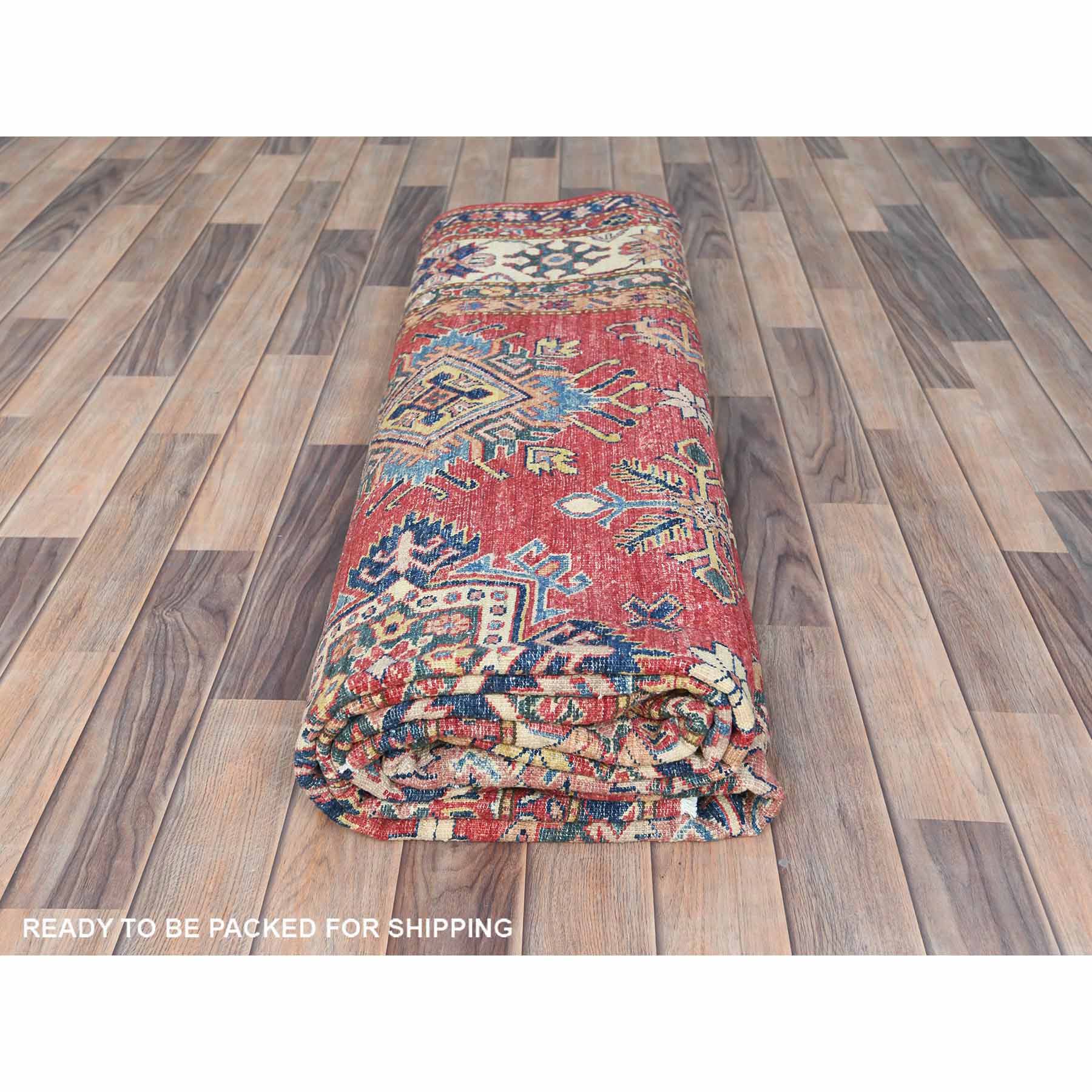 Kazak-Hand-Knotted-Rug-413200