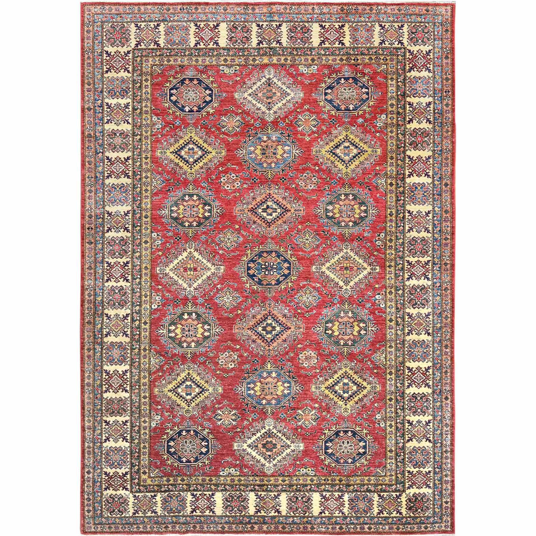 Kazak-Hand-Knotted-Rug-413205