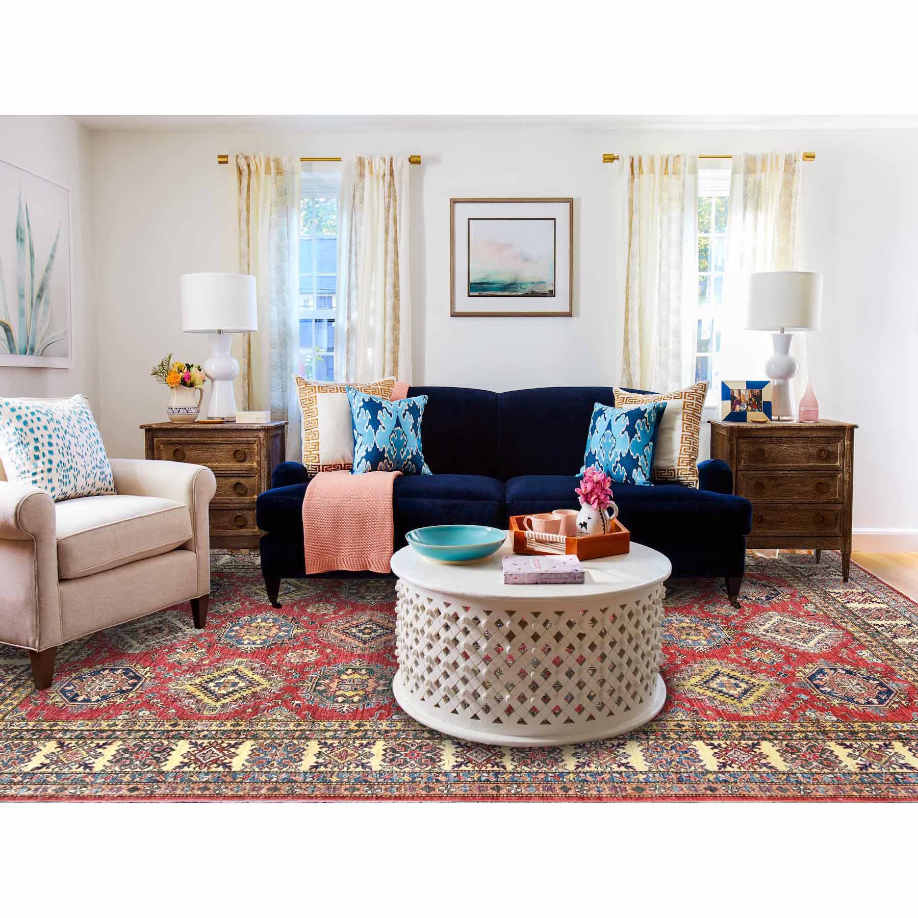 Kazak-Hand-Knotted-Rug-413205