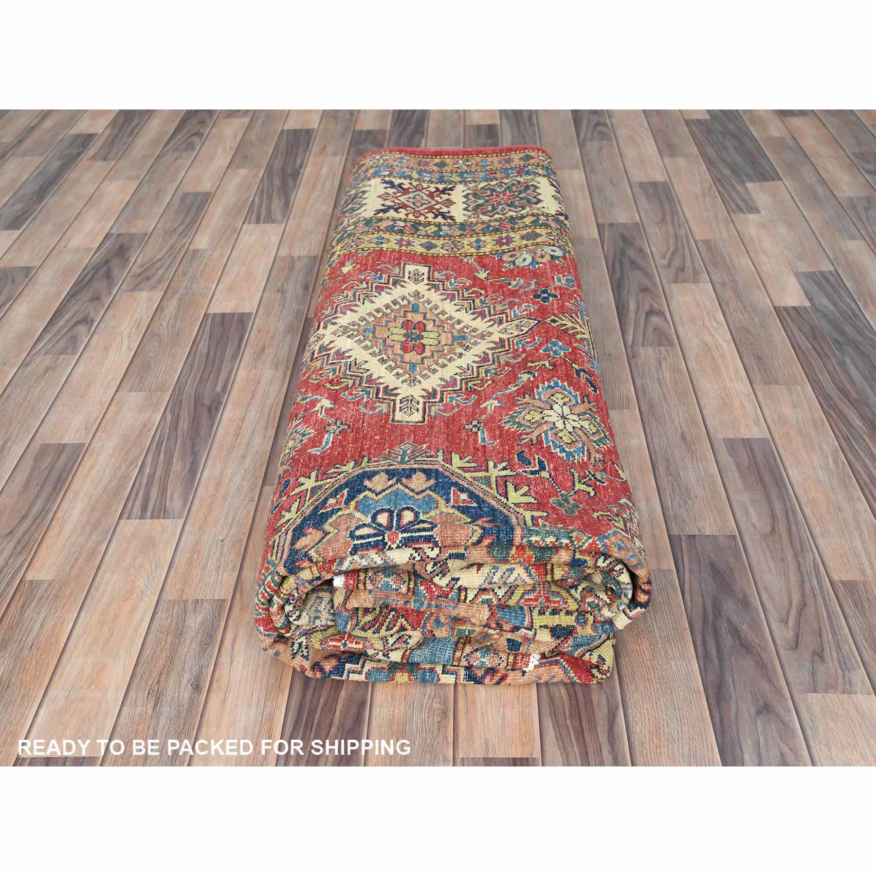 Kazak-Hand-Knotted-Rug-413205
