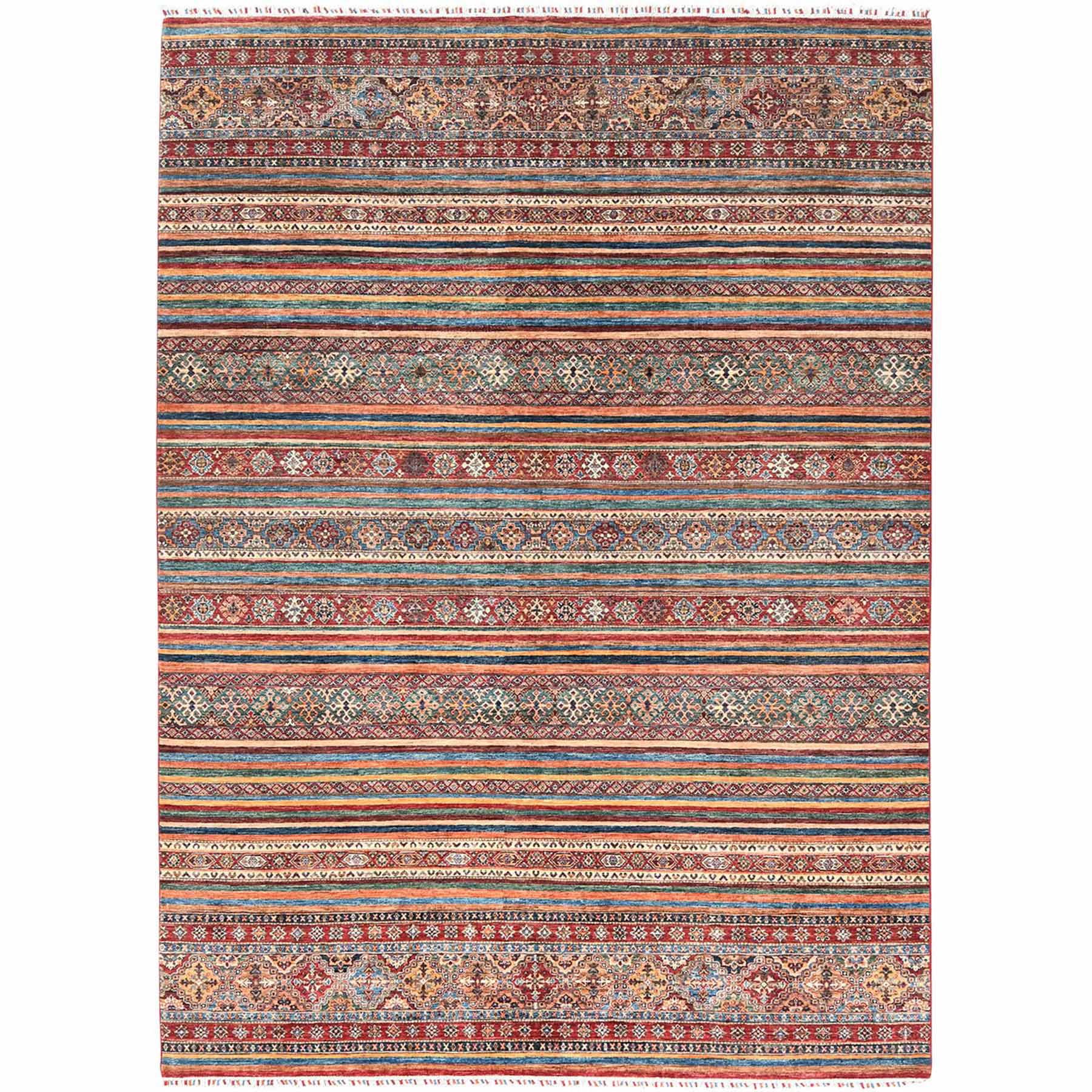 Kazak-Hand-Knotted-Rug-413425