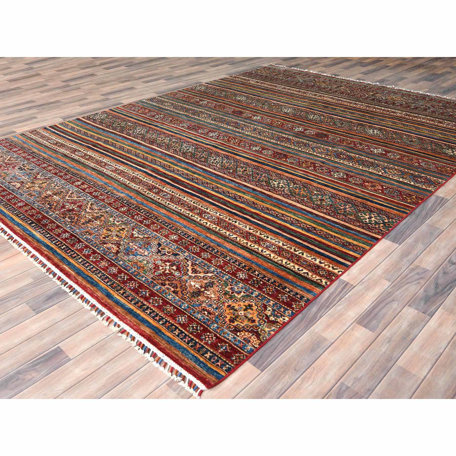 Kazak-Hand-Knotted-Rug-413425