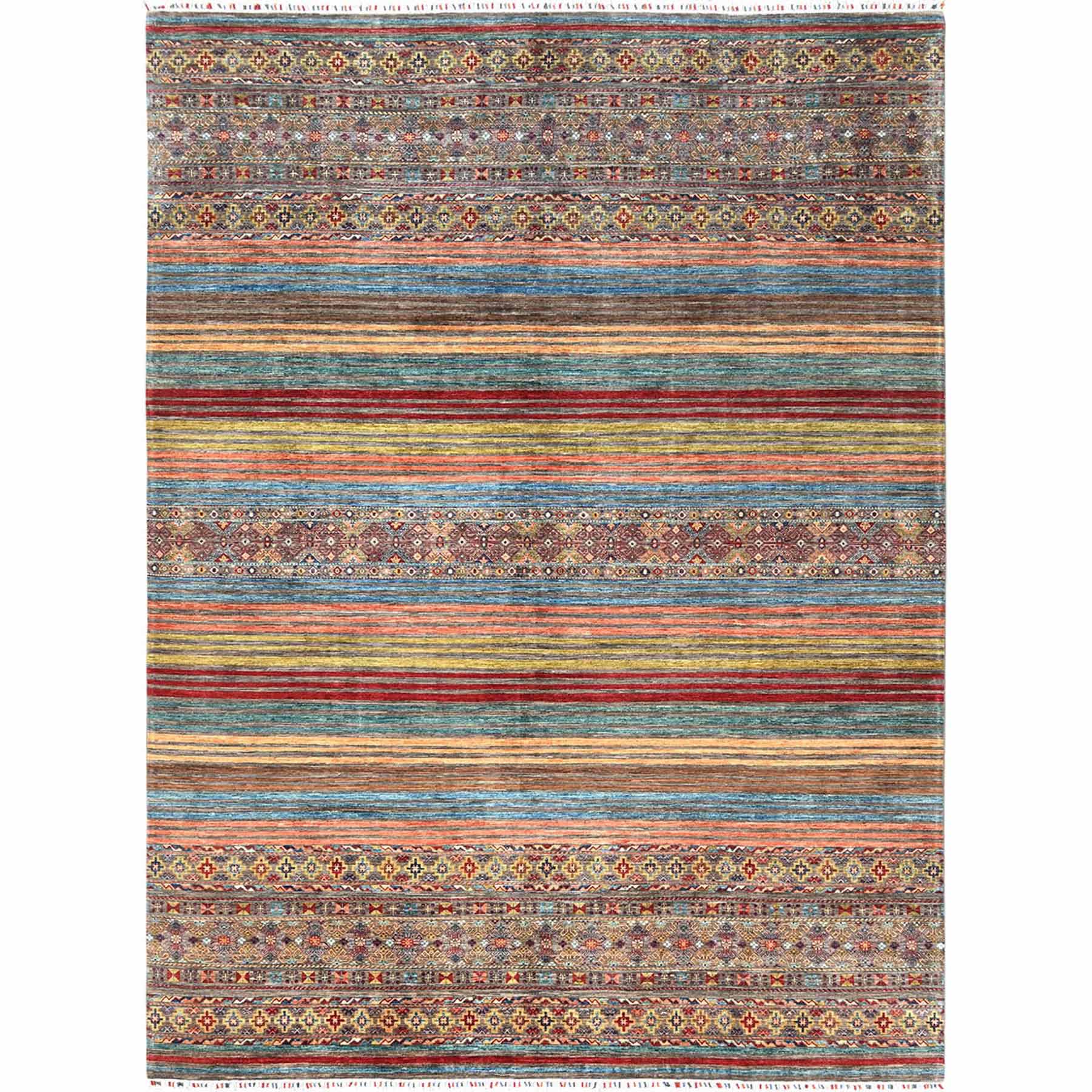 Kazak-Hand-Knotted-Rug-413435