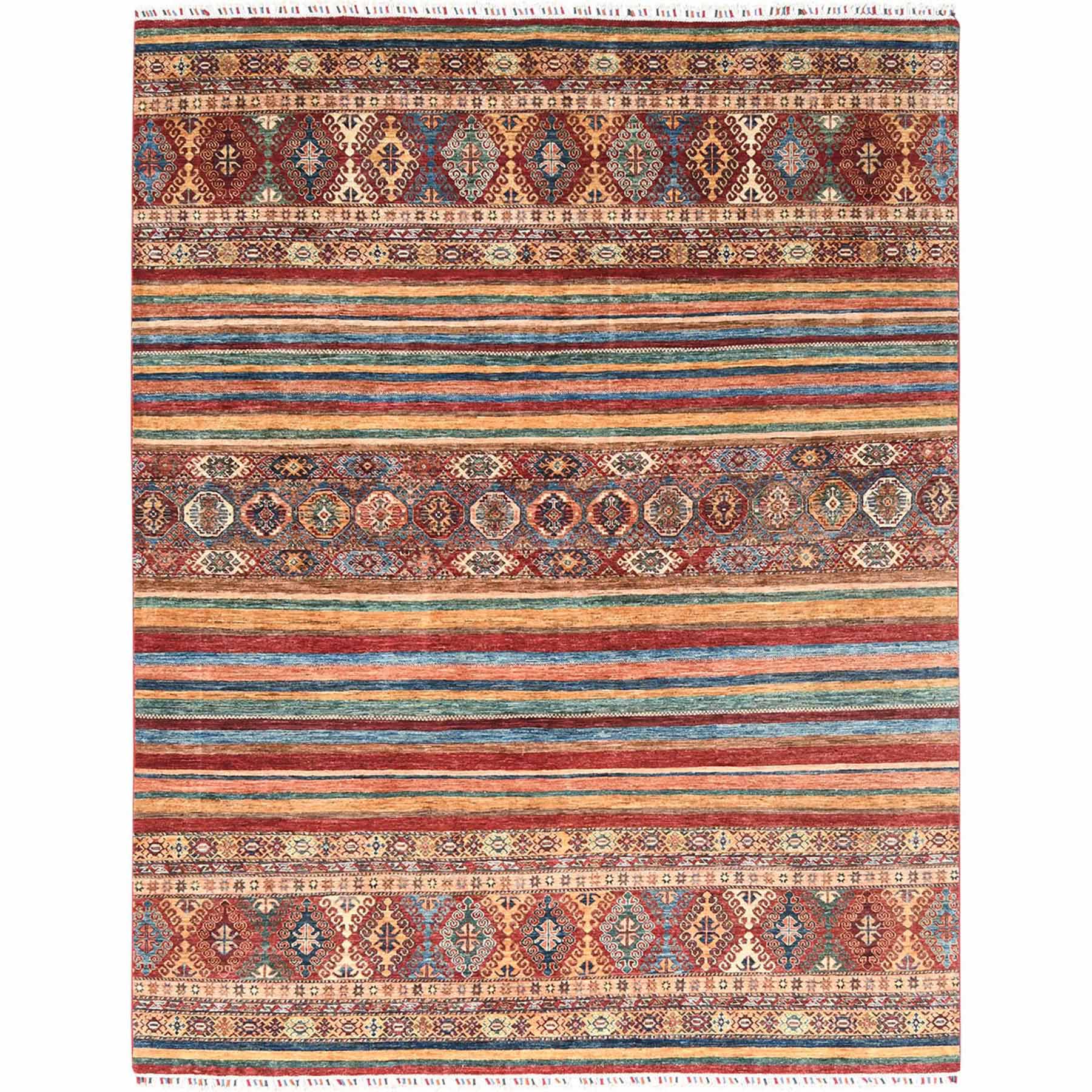 Kazak-Hand-Knotted-Rug-413450