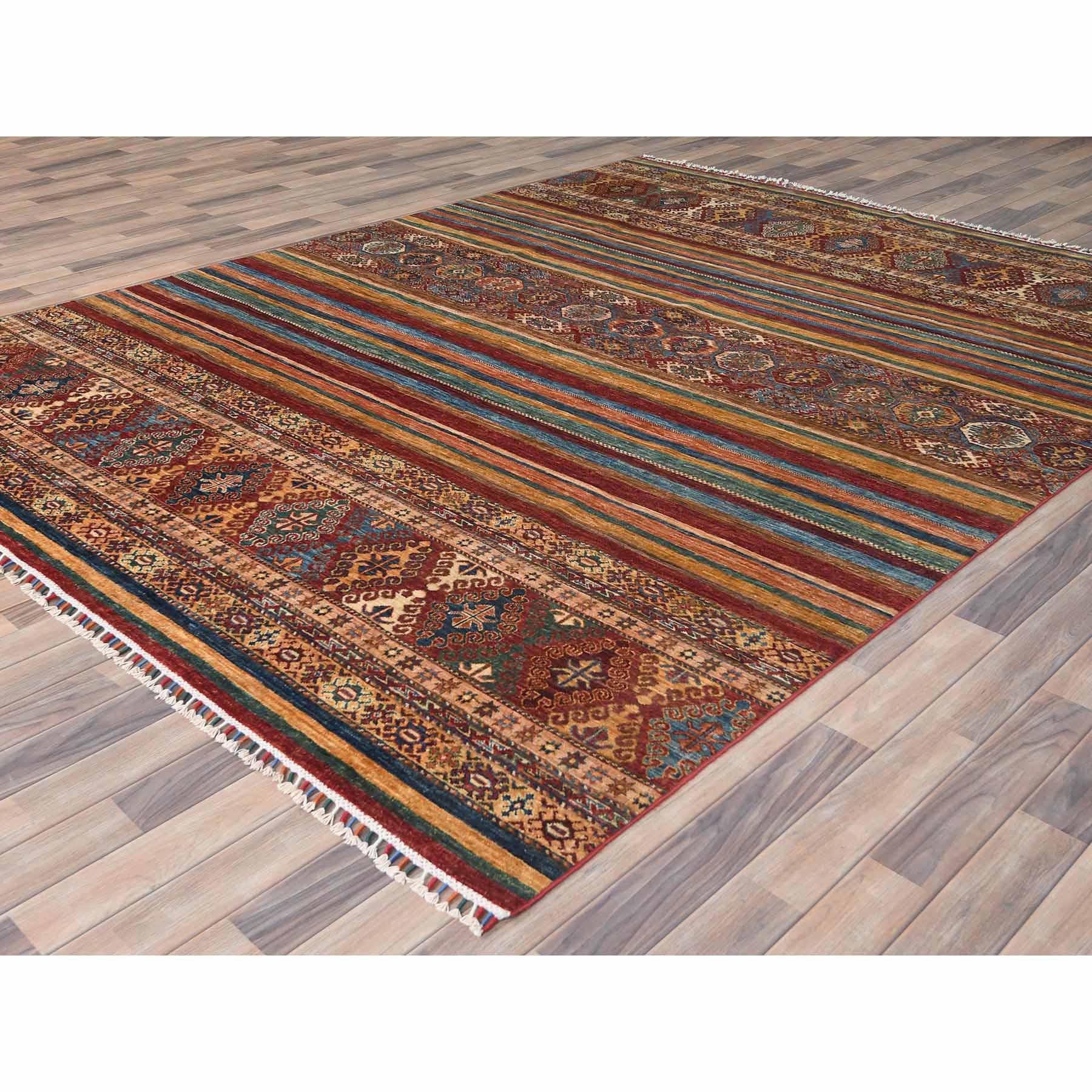 Kazak-Hand-Knotted-Rug-413450