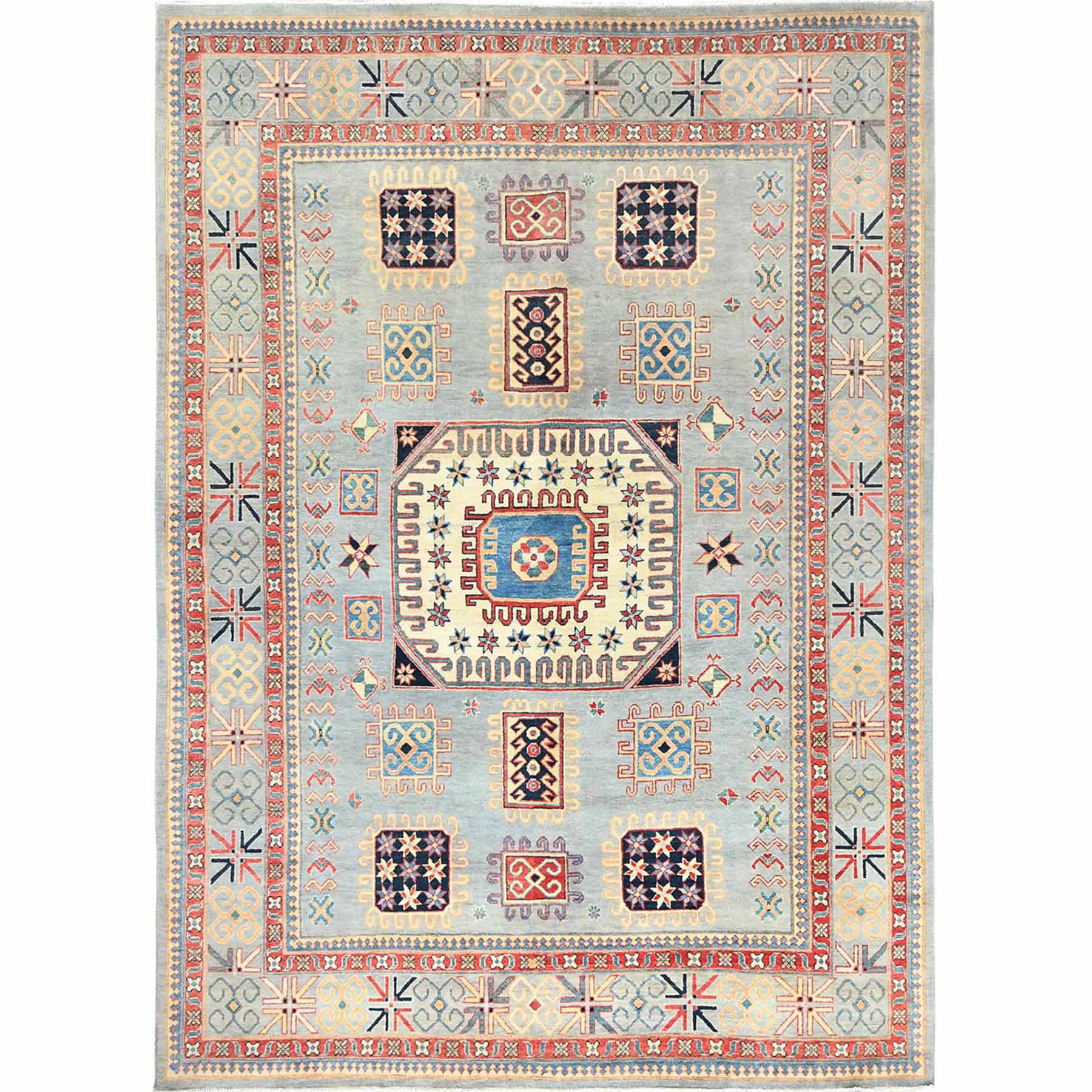 Kazak-Hand-Knotted-Rug-413530