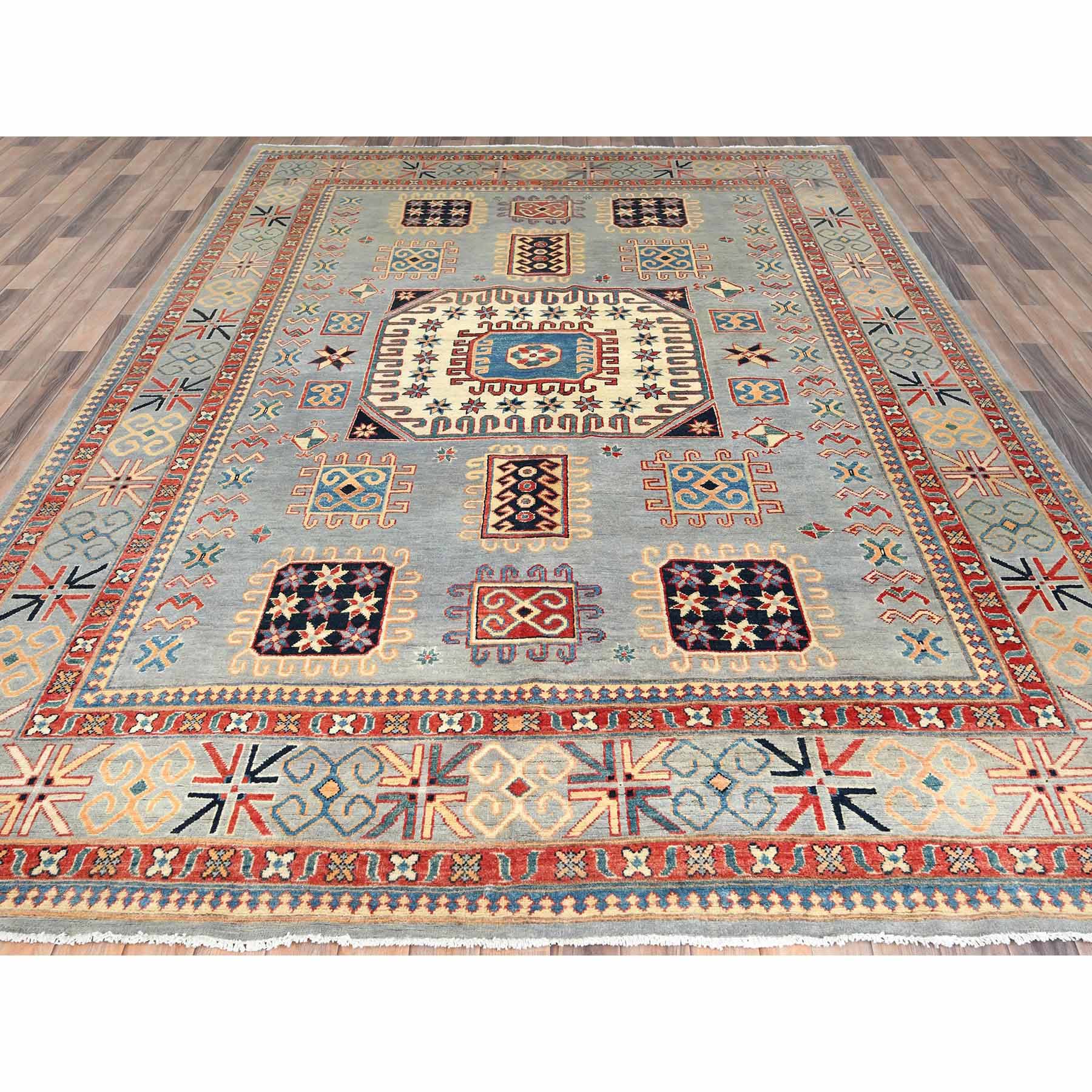 Kazak-Hand-Knotted-Rug-413530