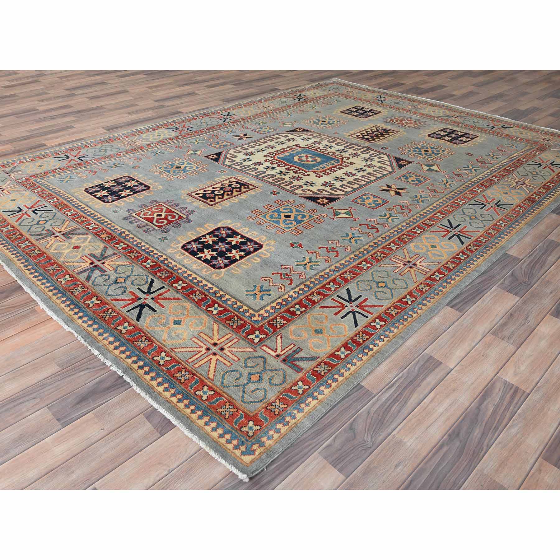 Kazak-Hand-Knotted-Rug-413530