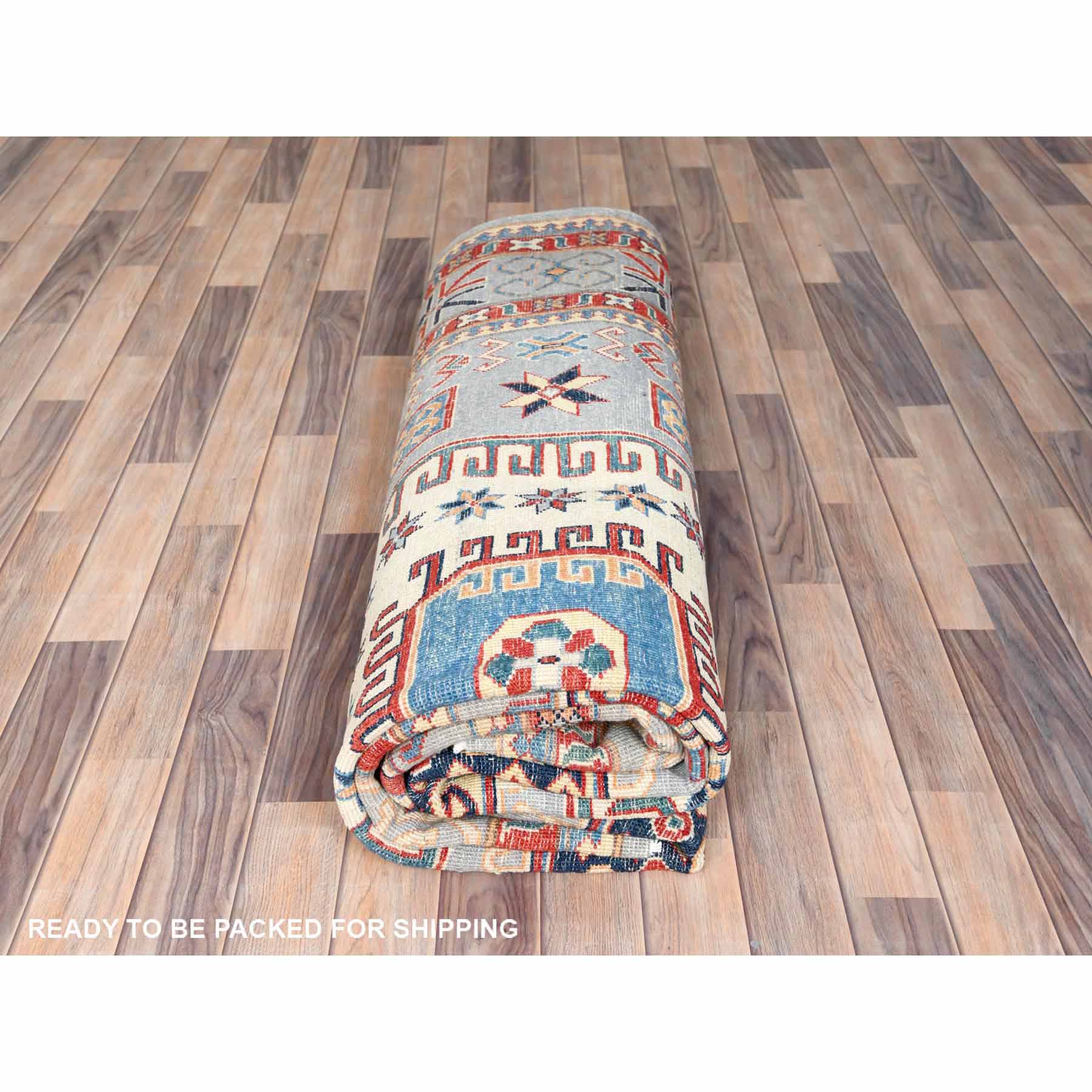 Kazak-Hand-Knotted-Rug-413530