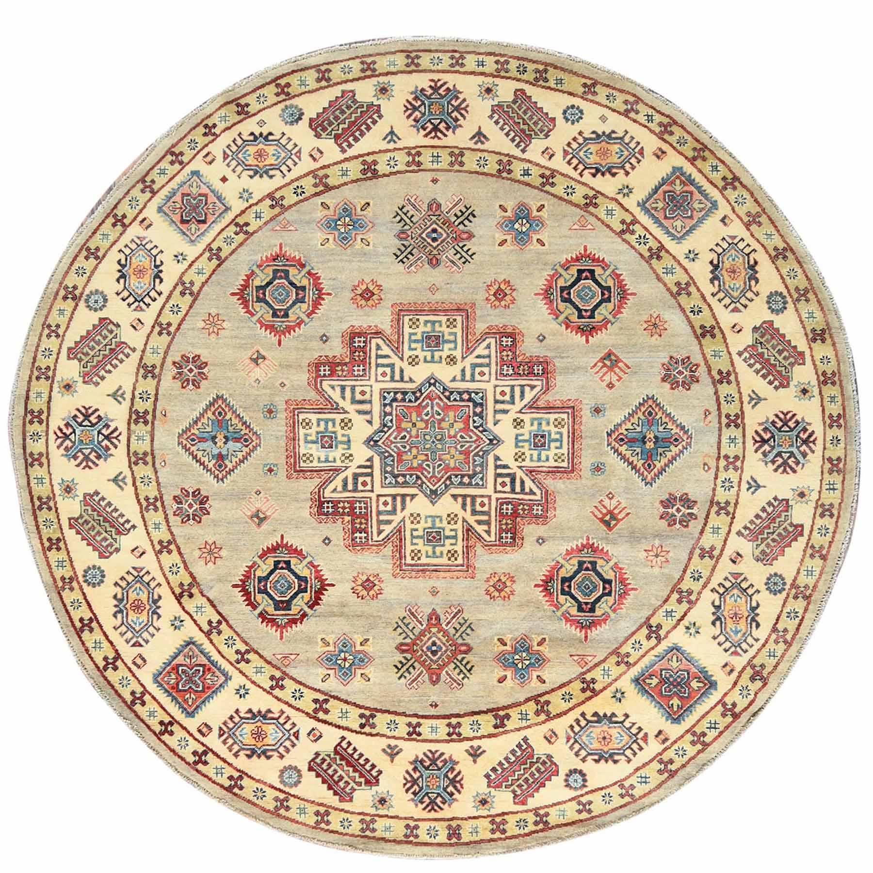 Kazak-Hand-Knotted-Rug-413560