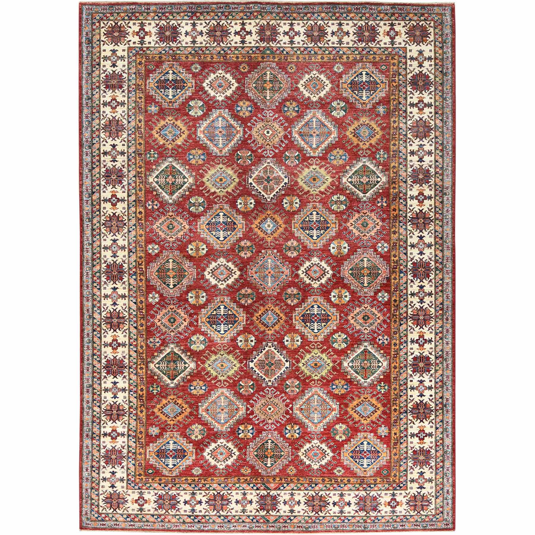 Kazak-Hand-Knotted-Rug-414490