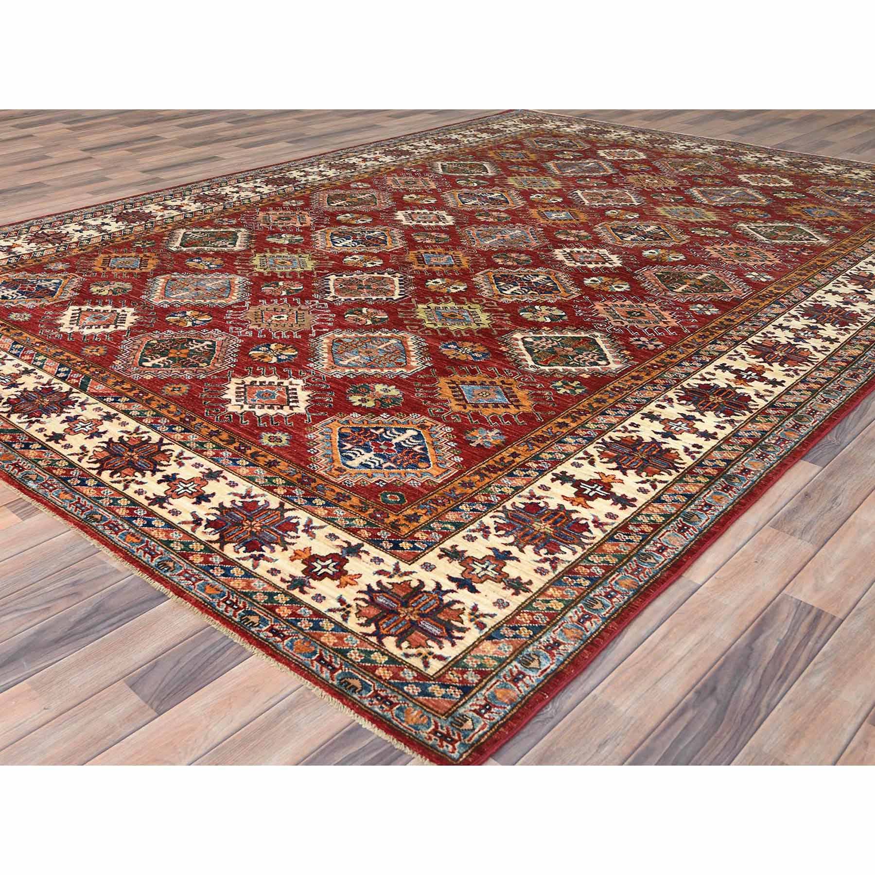 Kazak-Hand-Knotted-Rug-414490