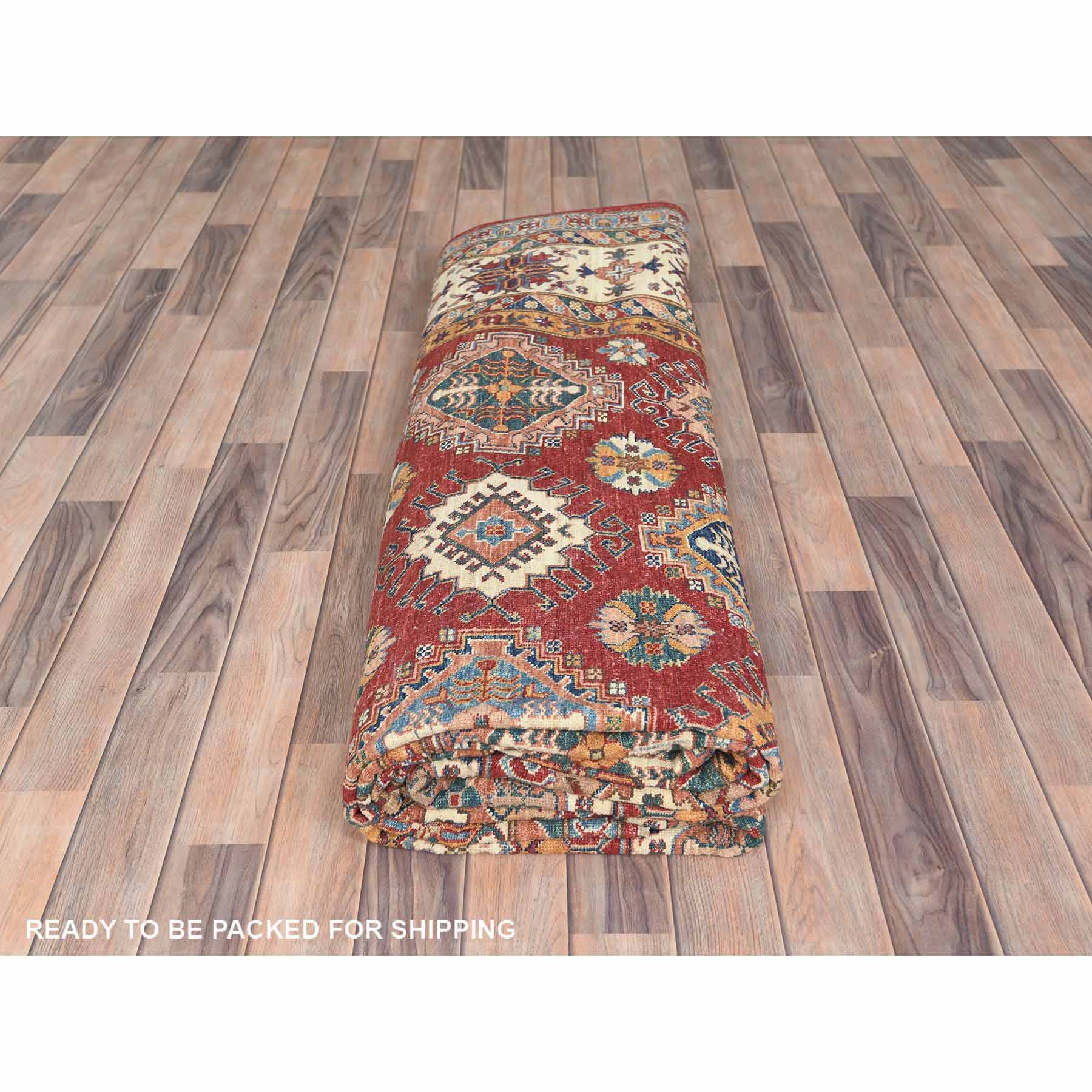 Kazak-Hand-Knotted-Rug-414490