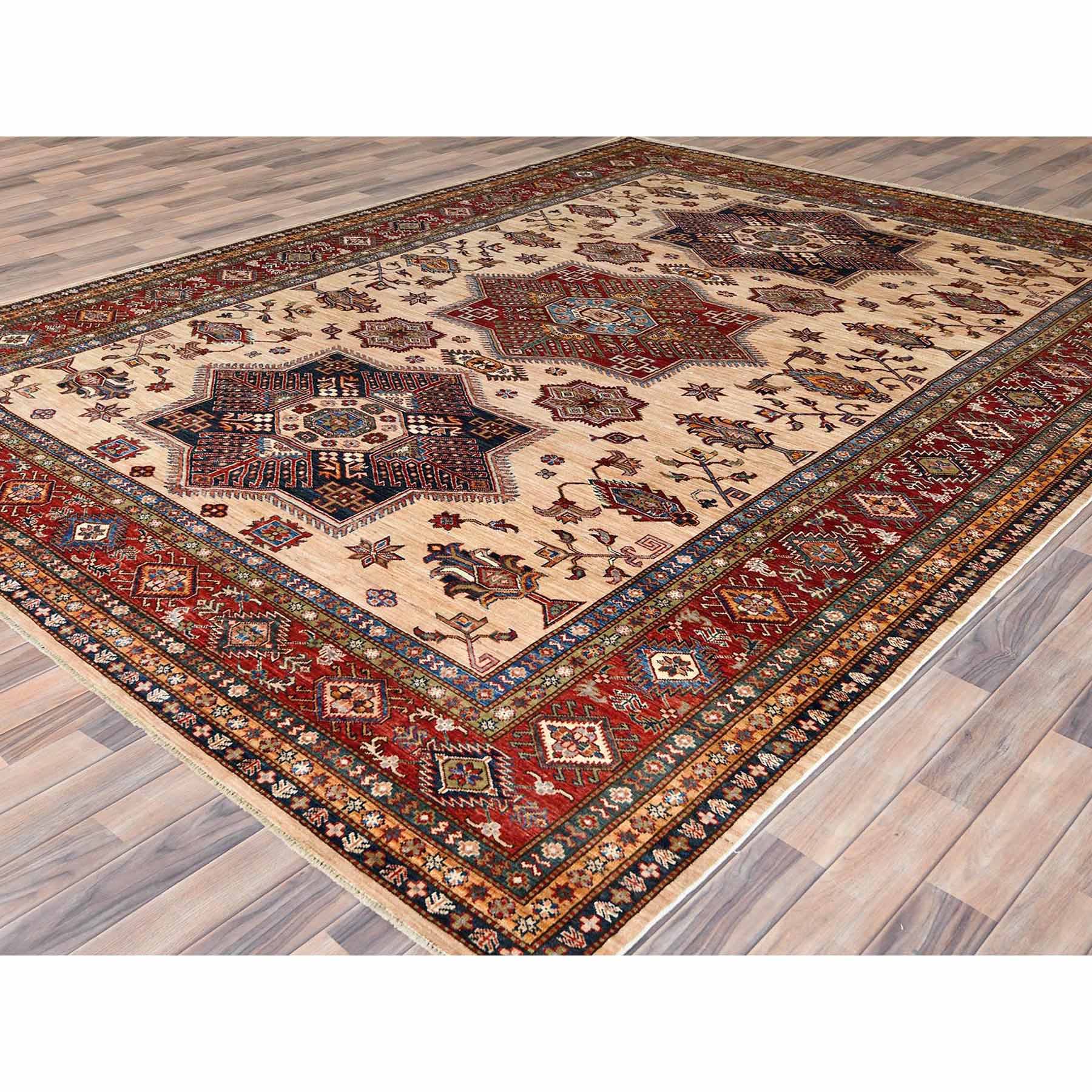 Kazak-Hand-Knotted-Rug-414495