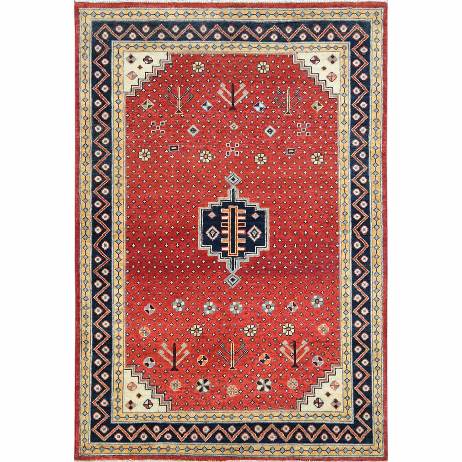 Kazak-Hand-Knotted-Rug-414745