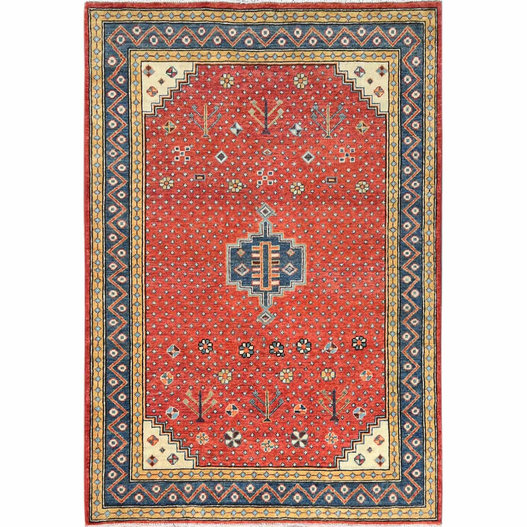 Kazak-Hand-Knotted-Rug-414750