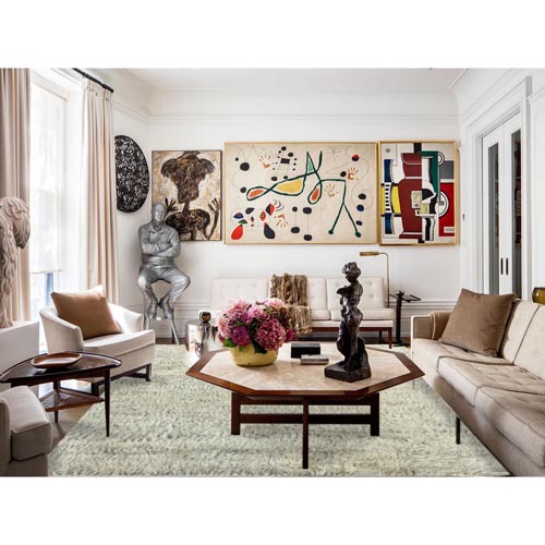 Modern-and-Contemporary-Hand-Knotted-Rug-413305