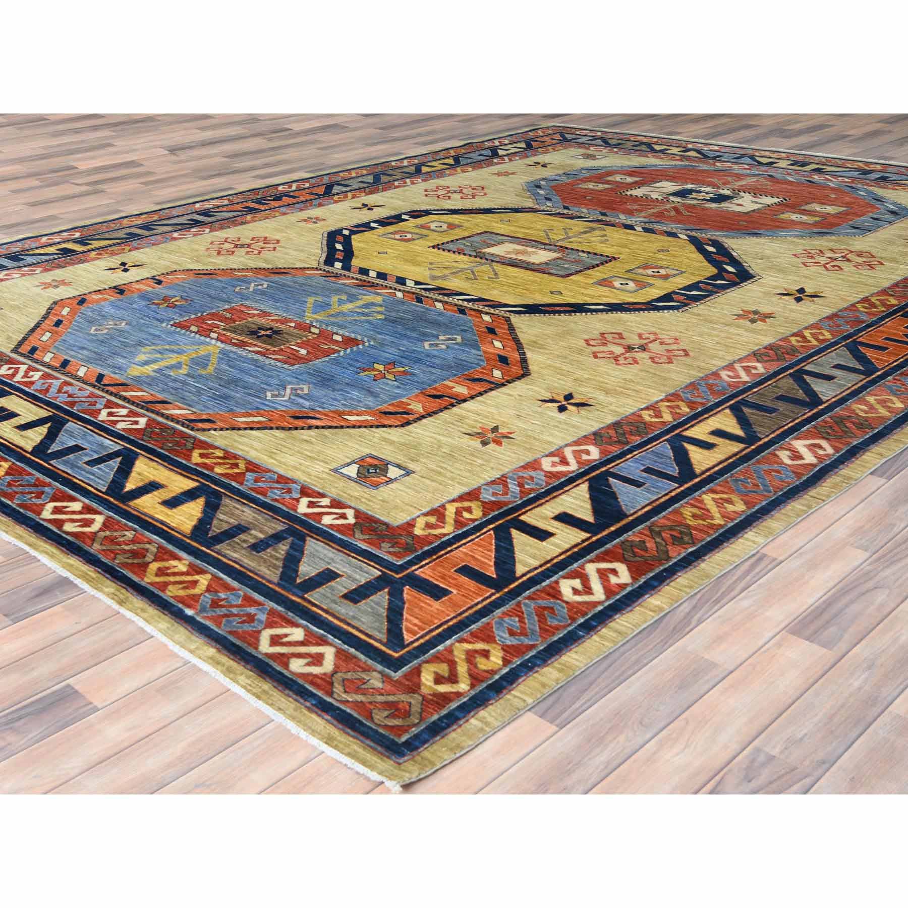 Tribal-Geometric-Hand-Knotted-Rug-413065