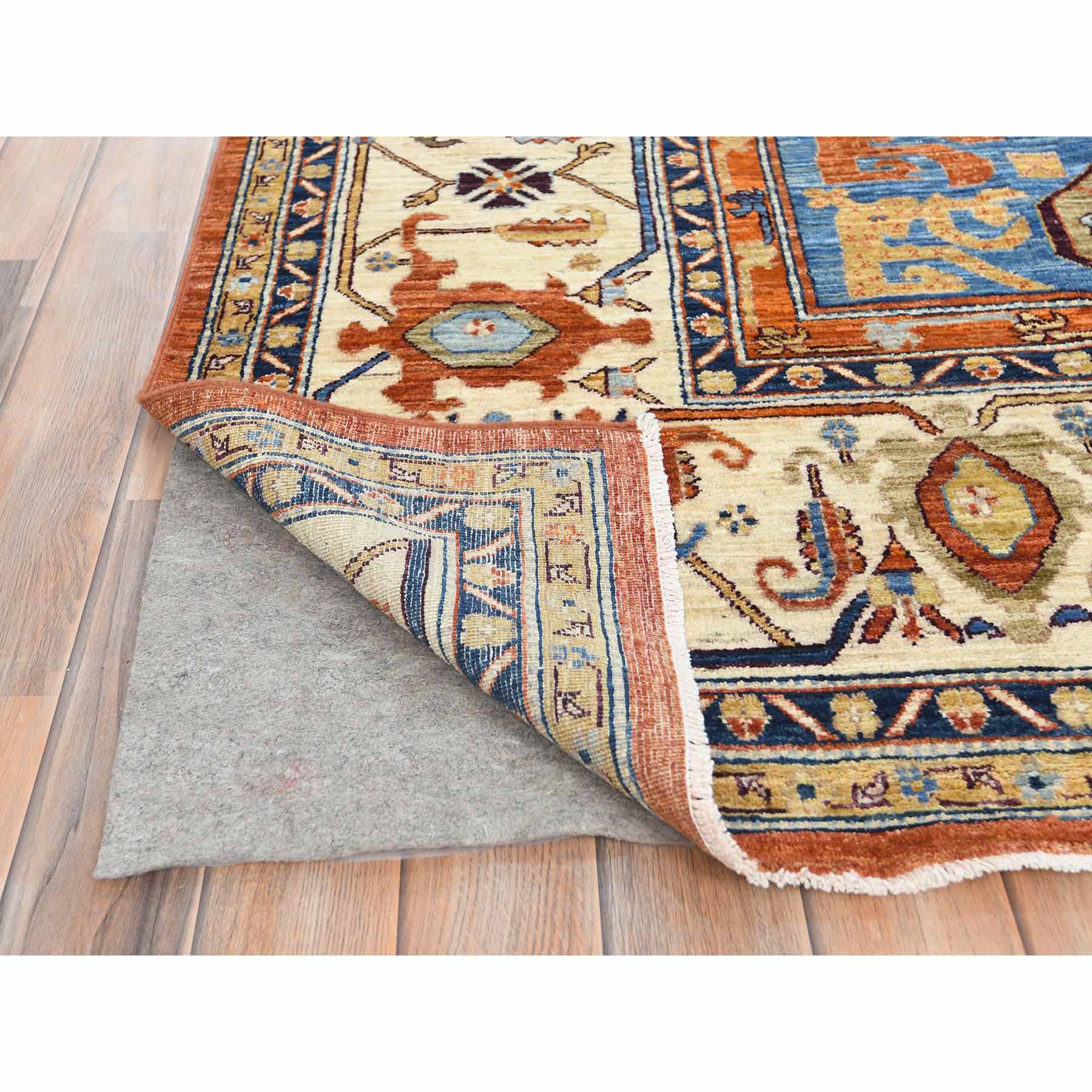 Tribal-Geometric-Hand-Knotted-Rug-414400