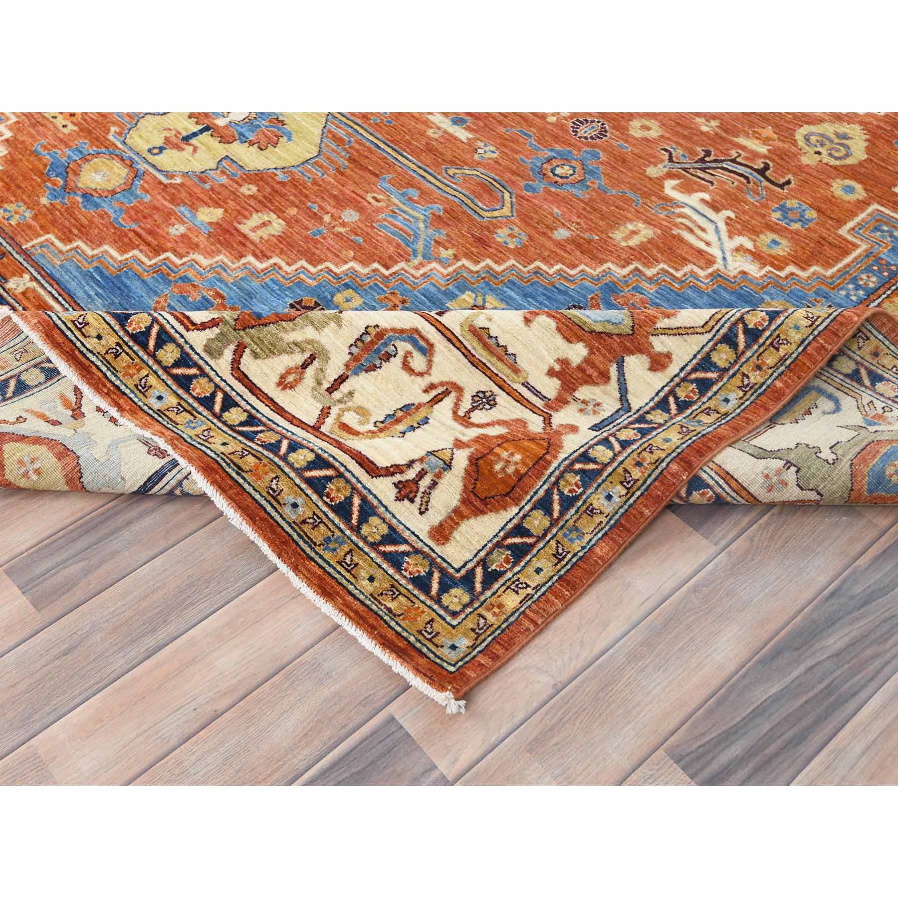 Tribal-Geometric-Hand-Knotted-Rug-414400