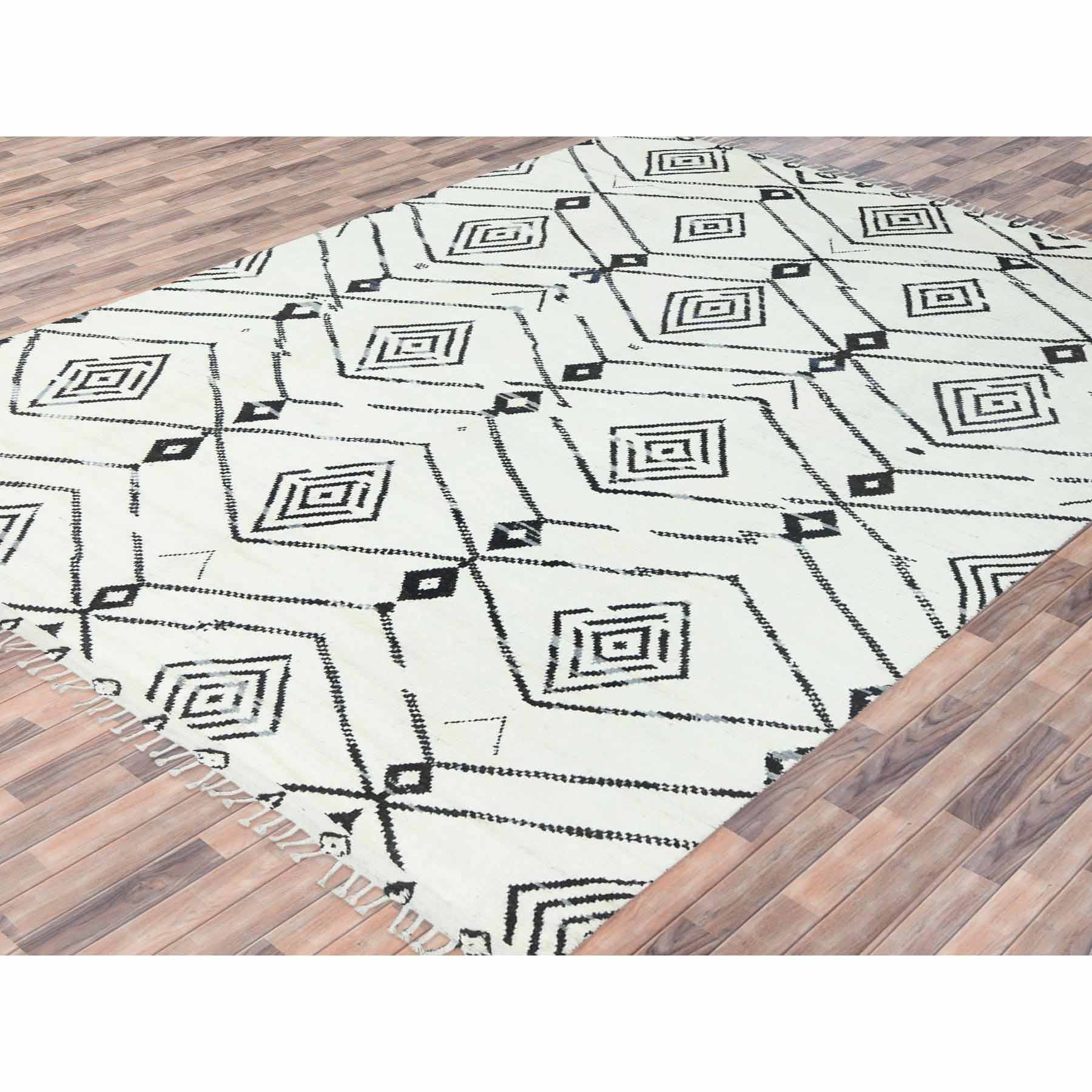 Tribal-Geometric-Hand-Knotted-Rug-414765