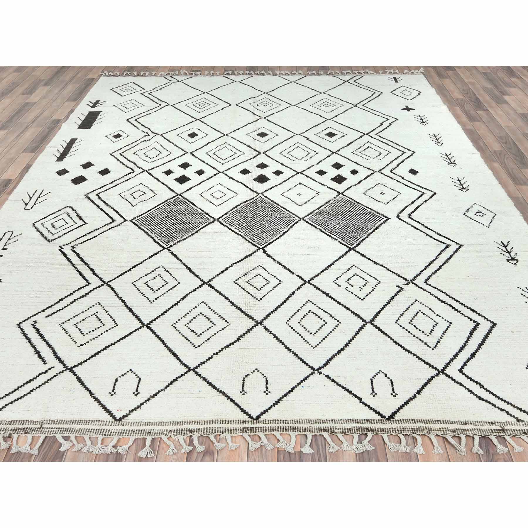 Tribal-Geometric-Hand-Knotted-Rug-414815