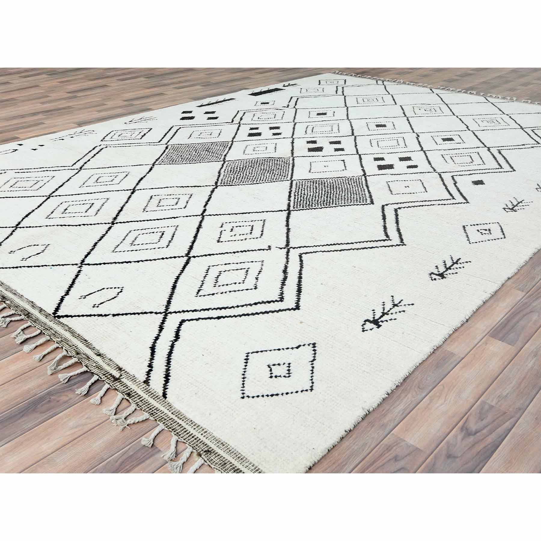 Tribal-Geometric-Hand-Knotted-Rug-414815